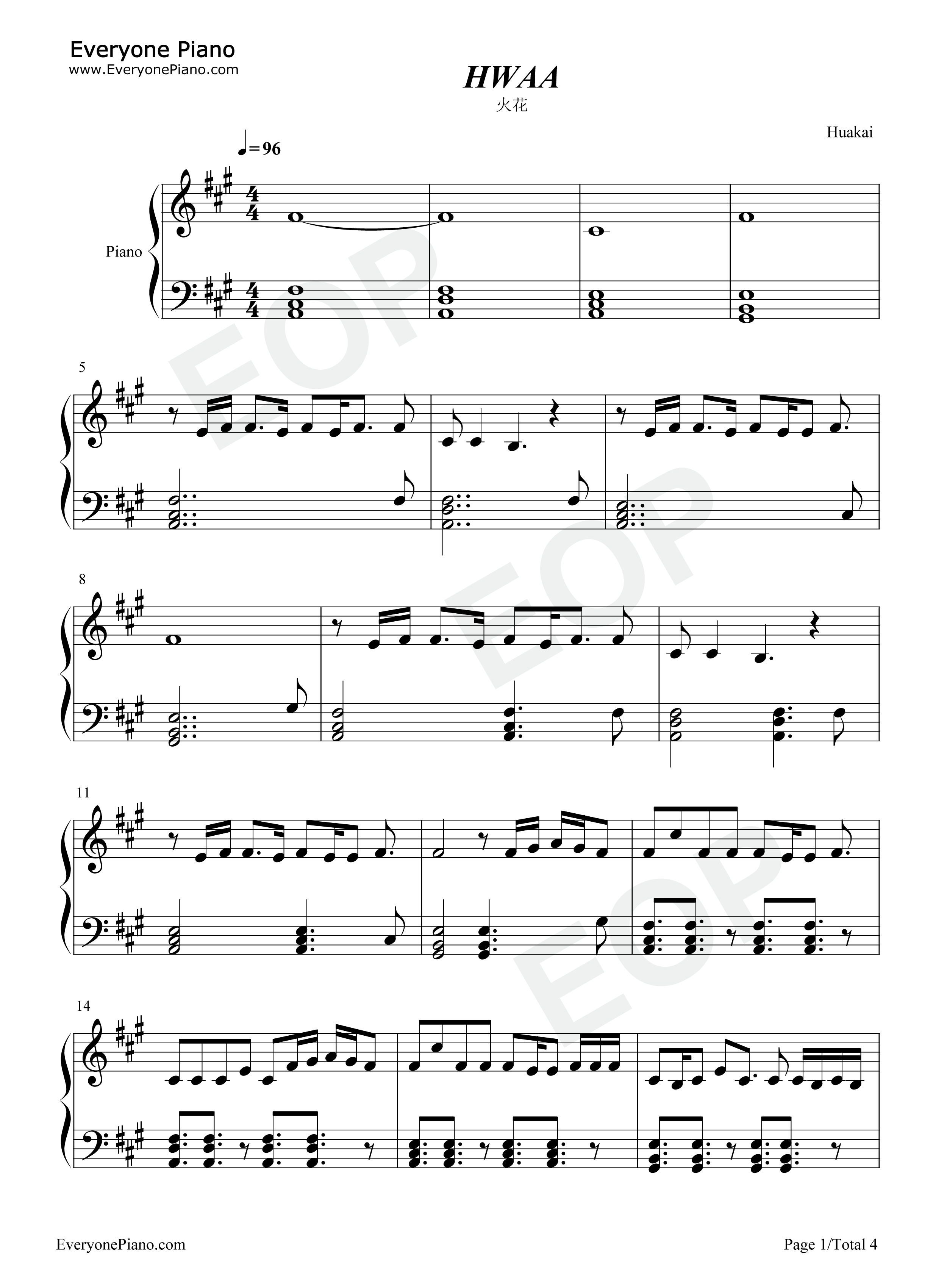 HWAA钢琴谱_(G)I_DLE