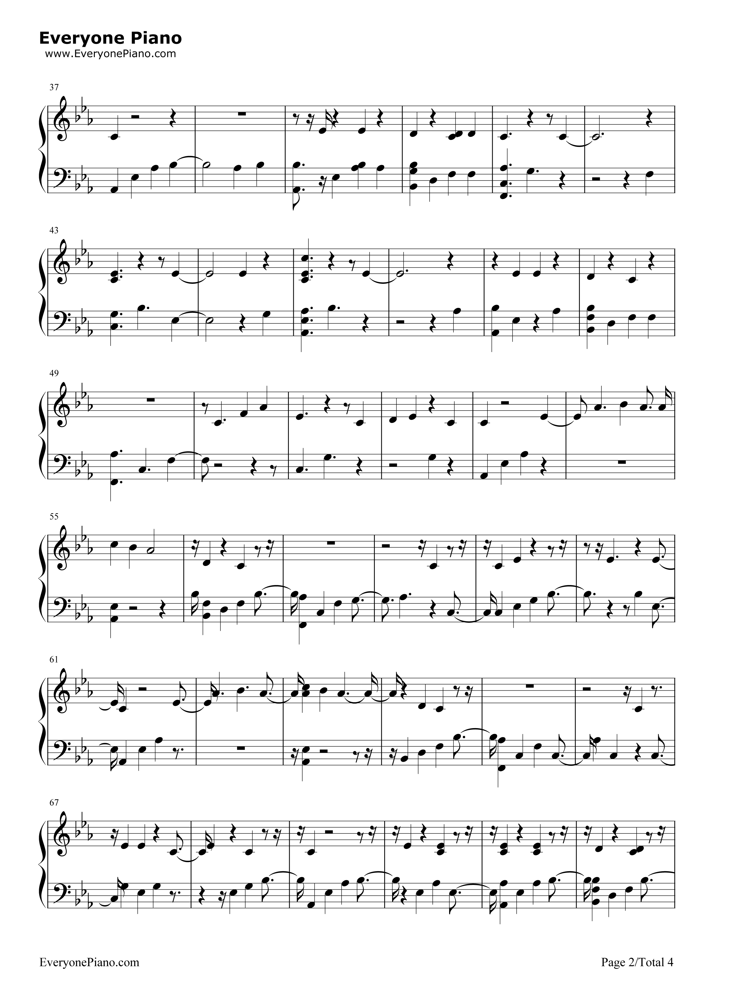 Dancing_With_Our_Hands_Tied钢琴谱_Taylor_Swift