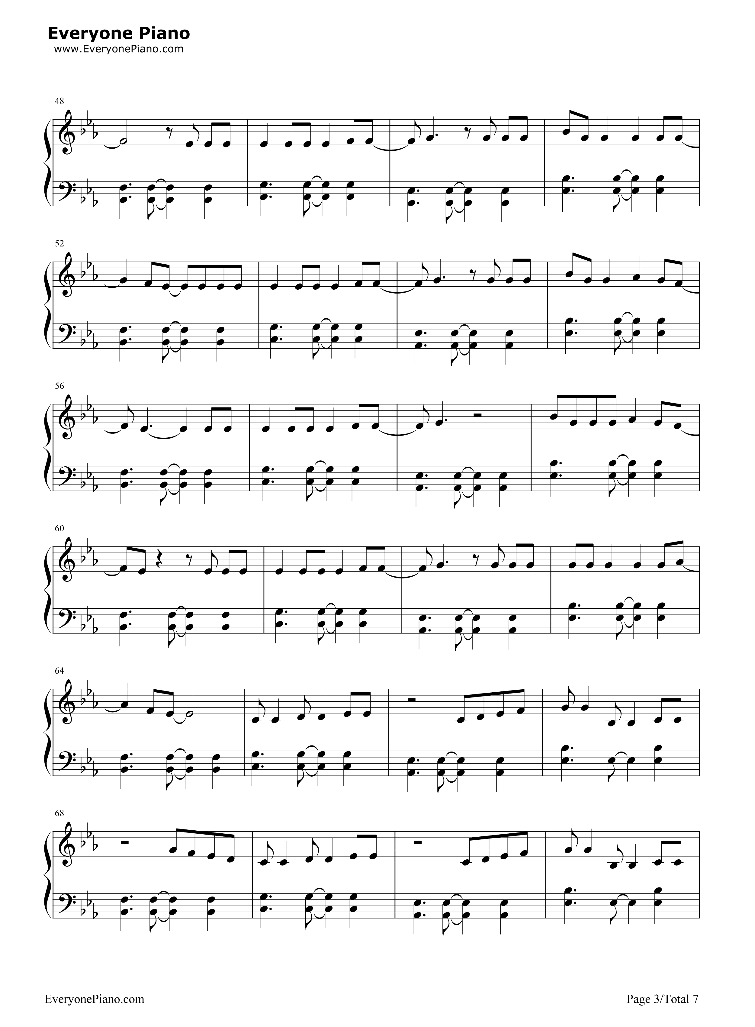 Without_You钢琴谱_Avicii_Sandro_Cavazza
