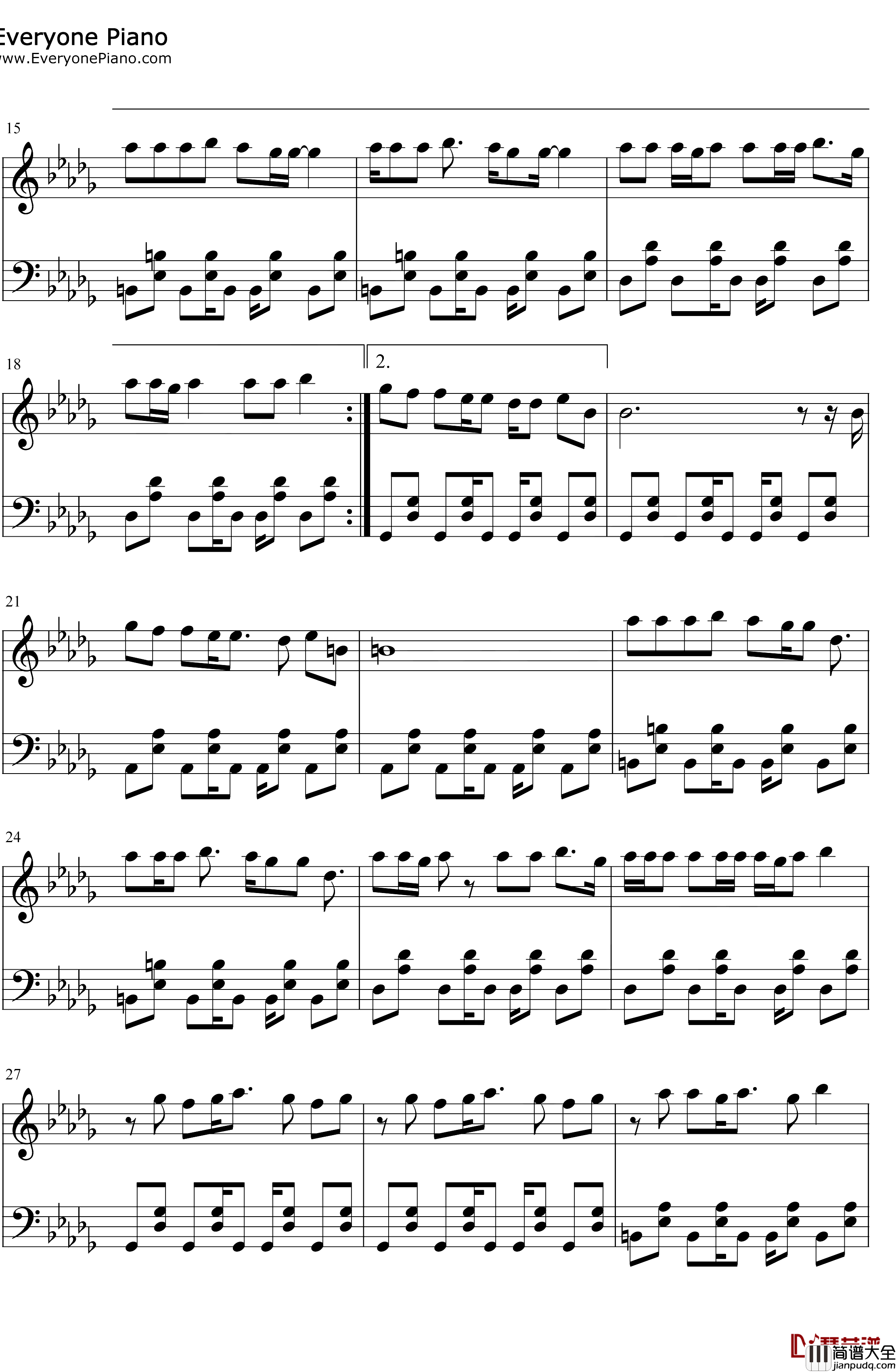 Christmasthe_Whole_YearRound钢琴谱_Sabrina_Carpenter