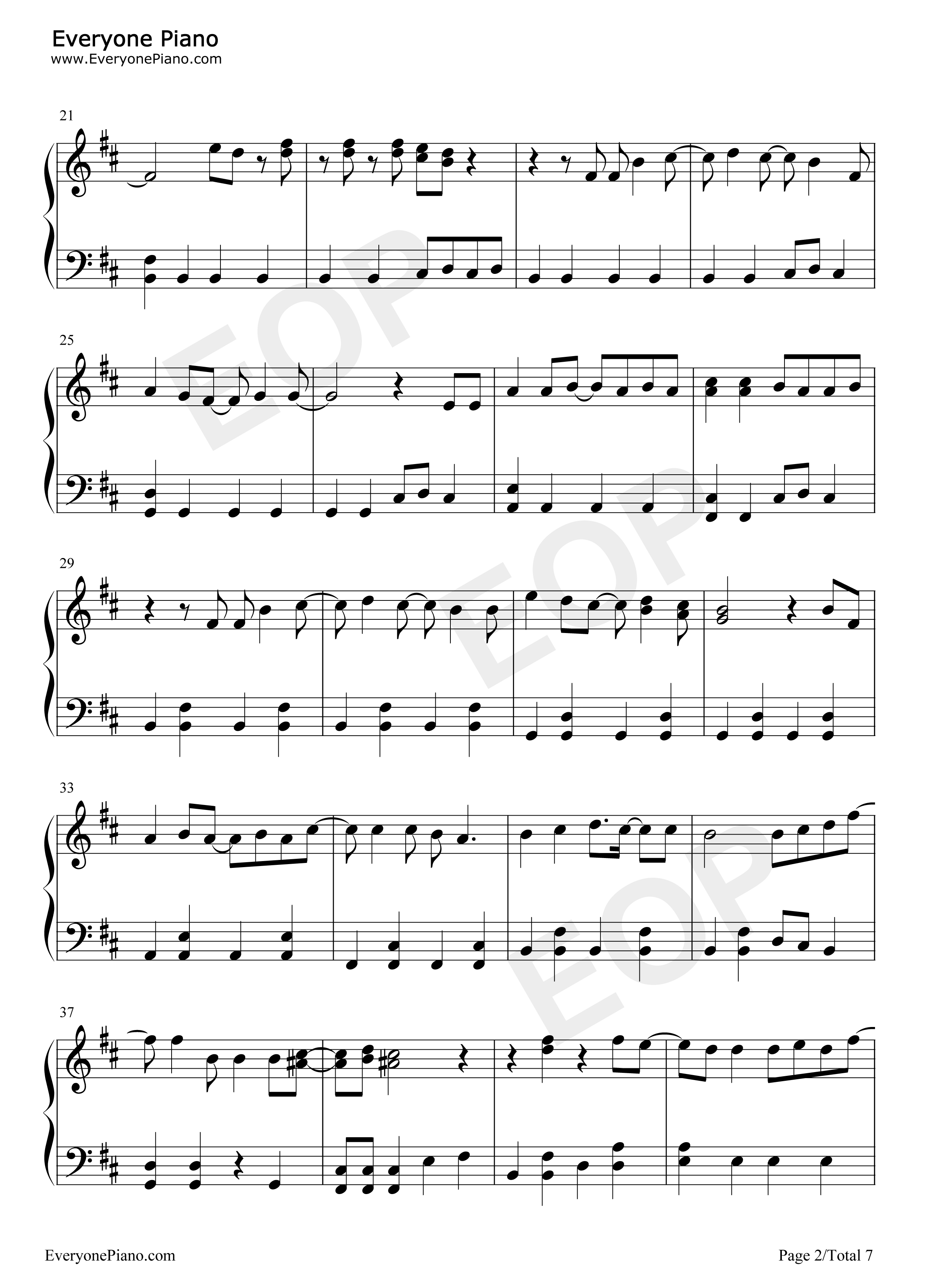 Breathless钢琴谱_嵐
