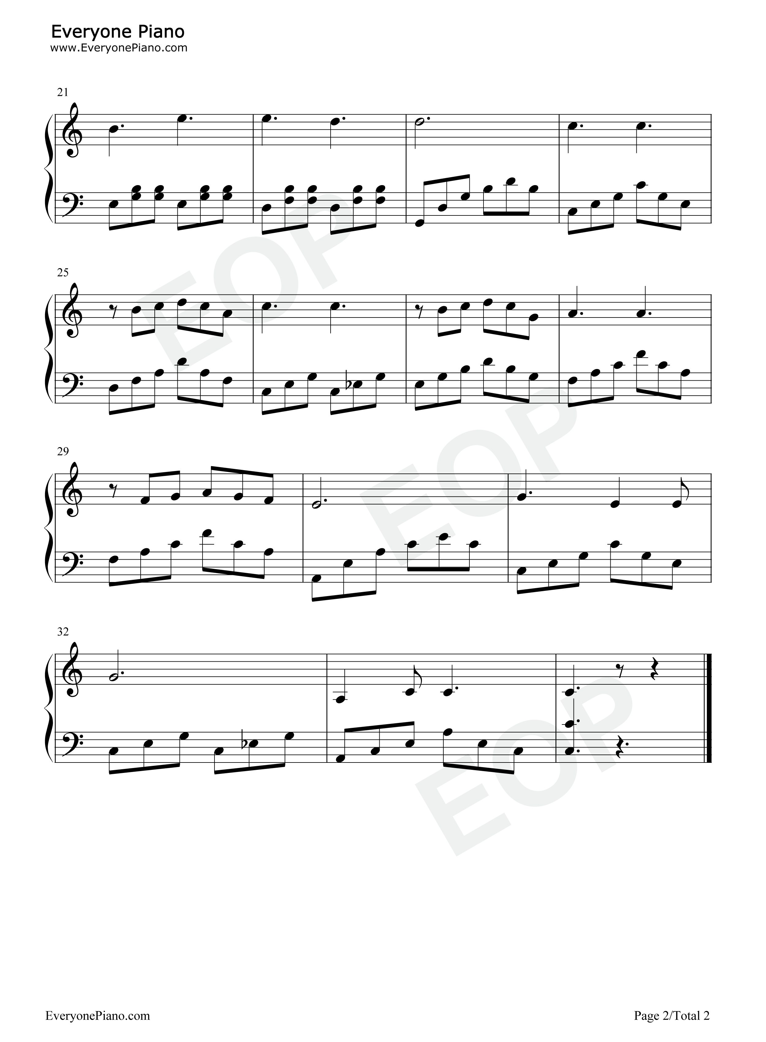 回忆（Memory）钢琴谱_安德鲁·莱·韦伯