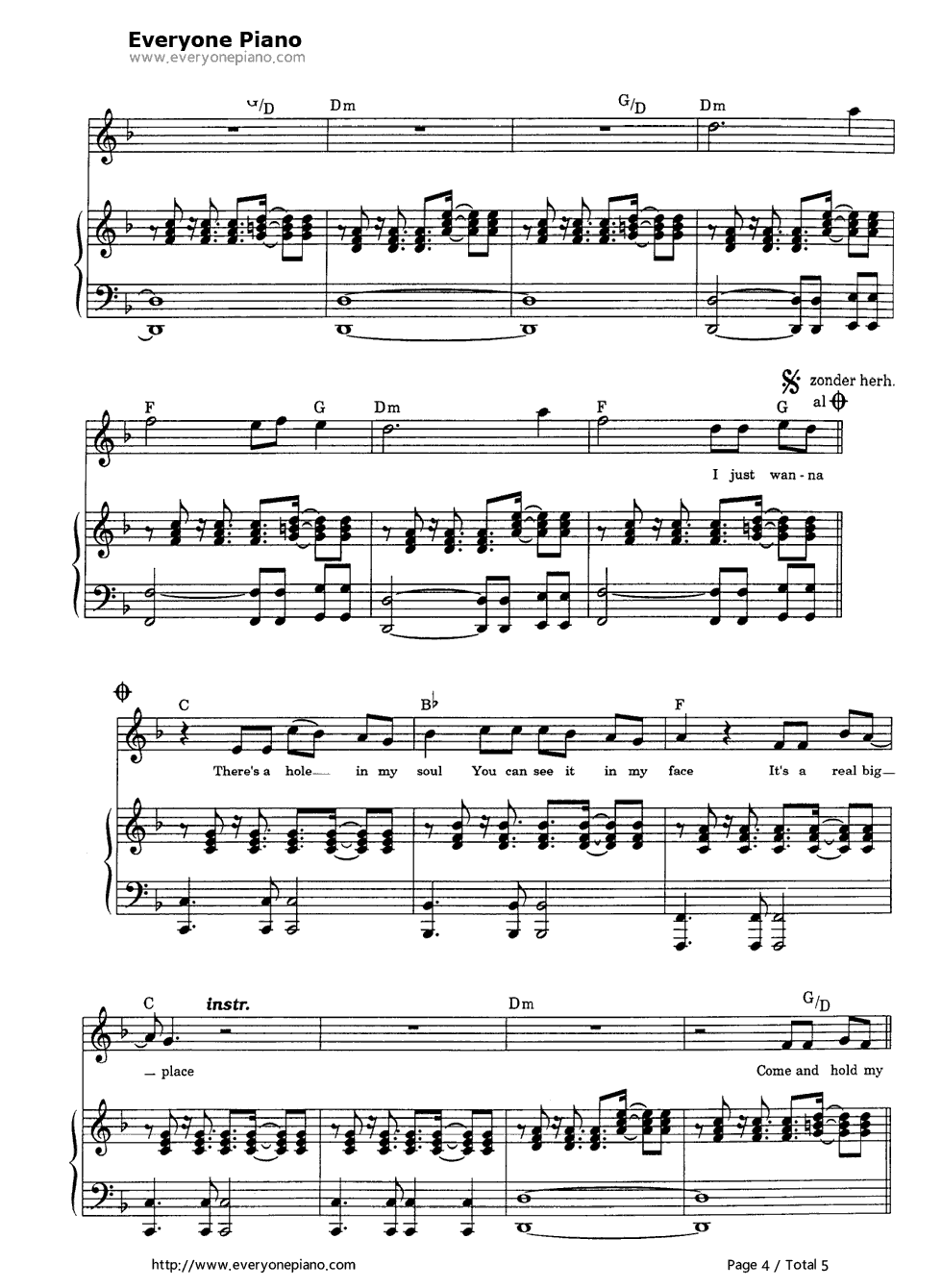 Feel钢琴谱_Robbie_Williams