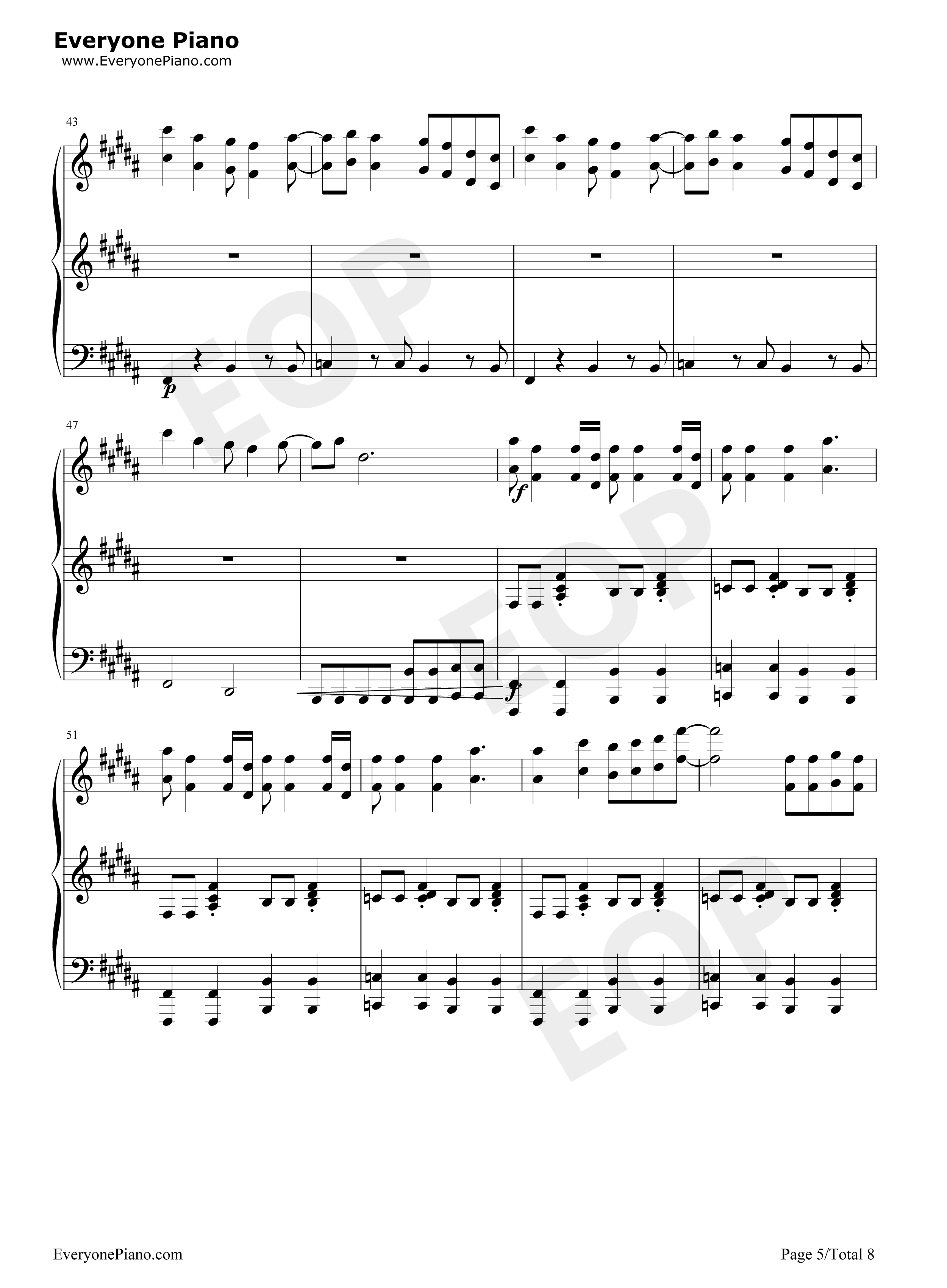 All_Star钢琴谱_Smash_Mouth