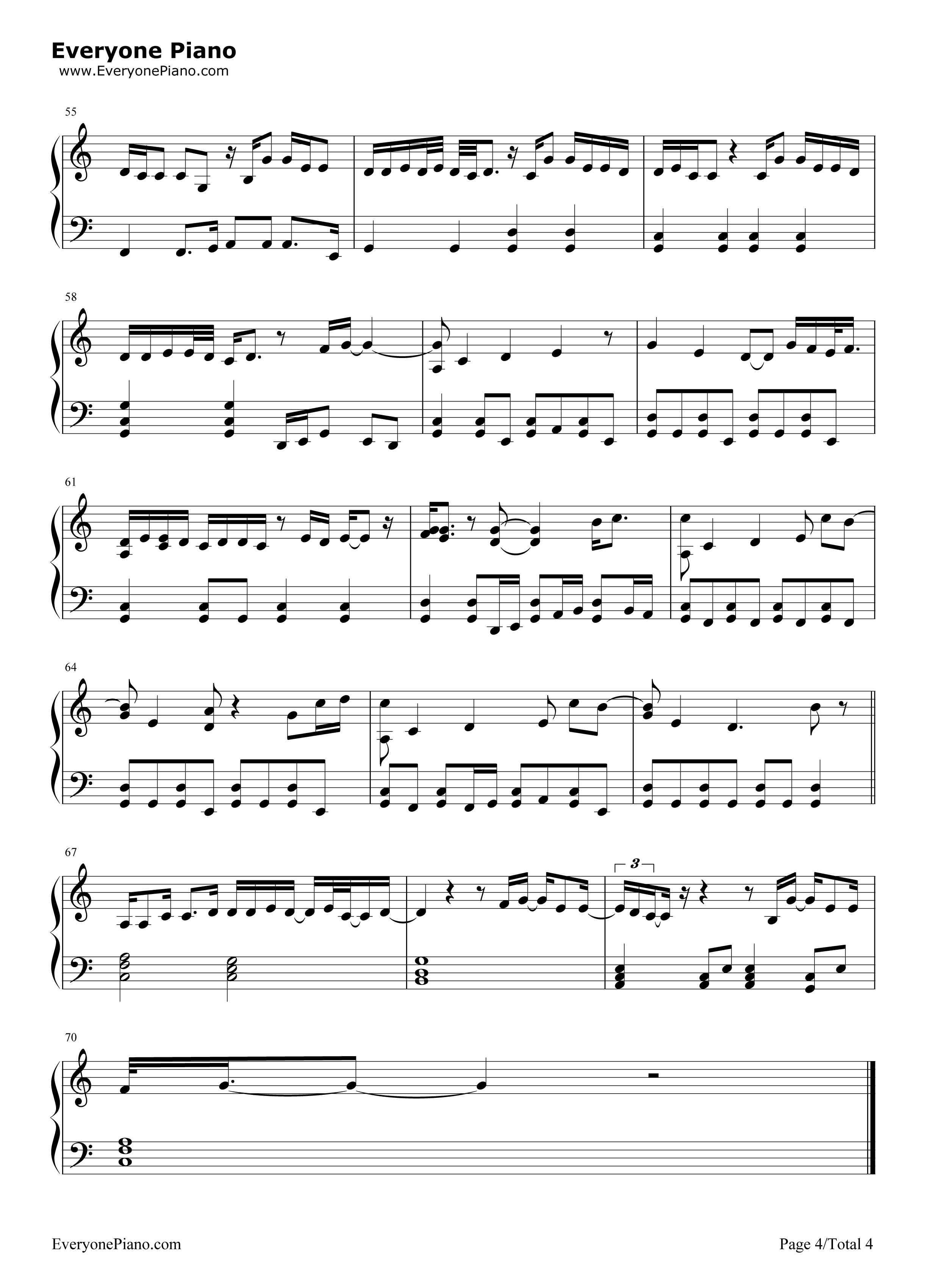 She_Keeps_Me_Warm钢琴谱_Mary_Lambert