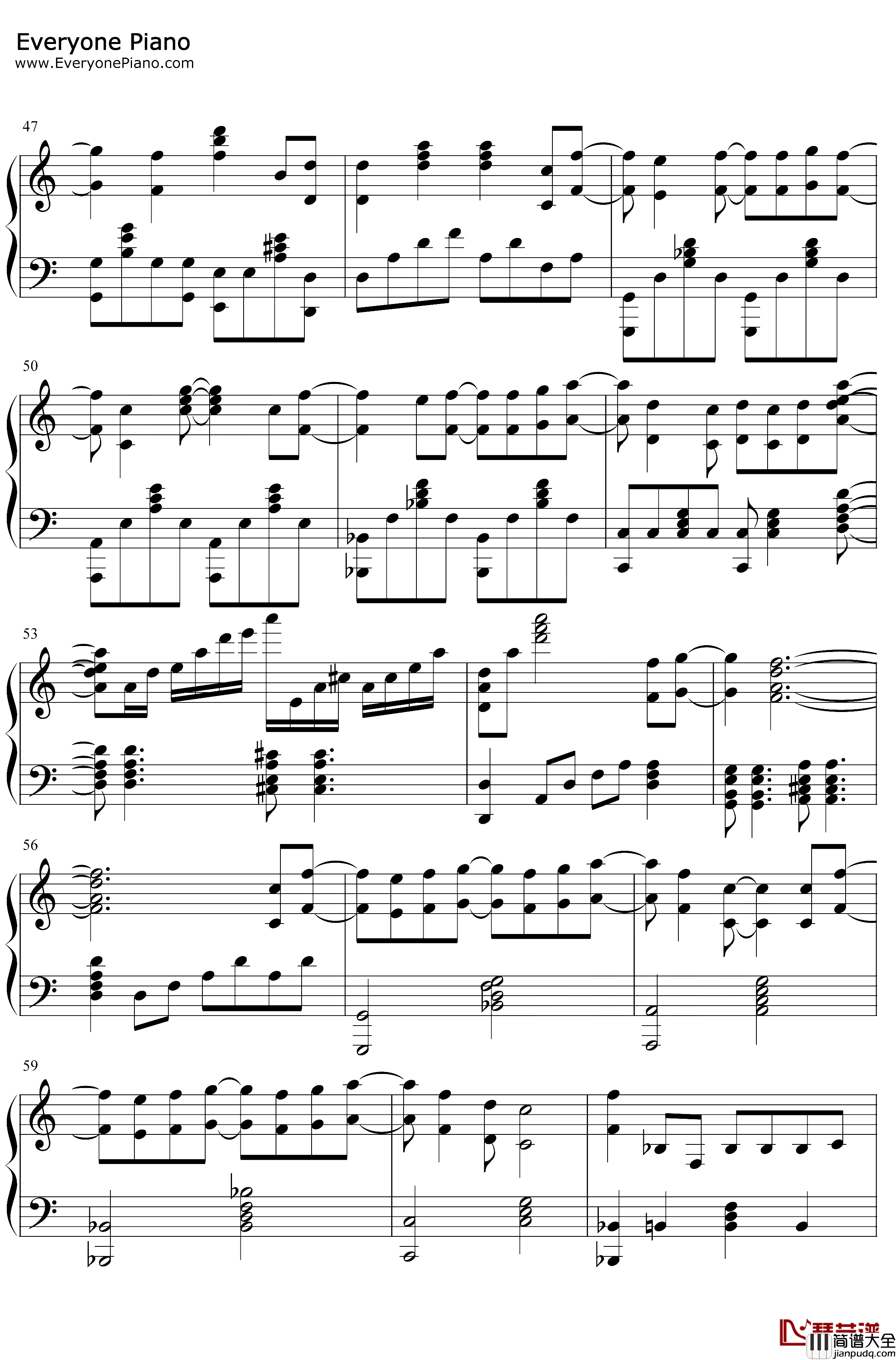 V.I.P钢琴谱_SID_魔笛MAGI片头曲