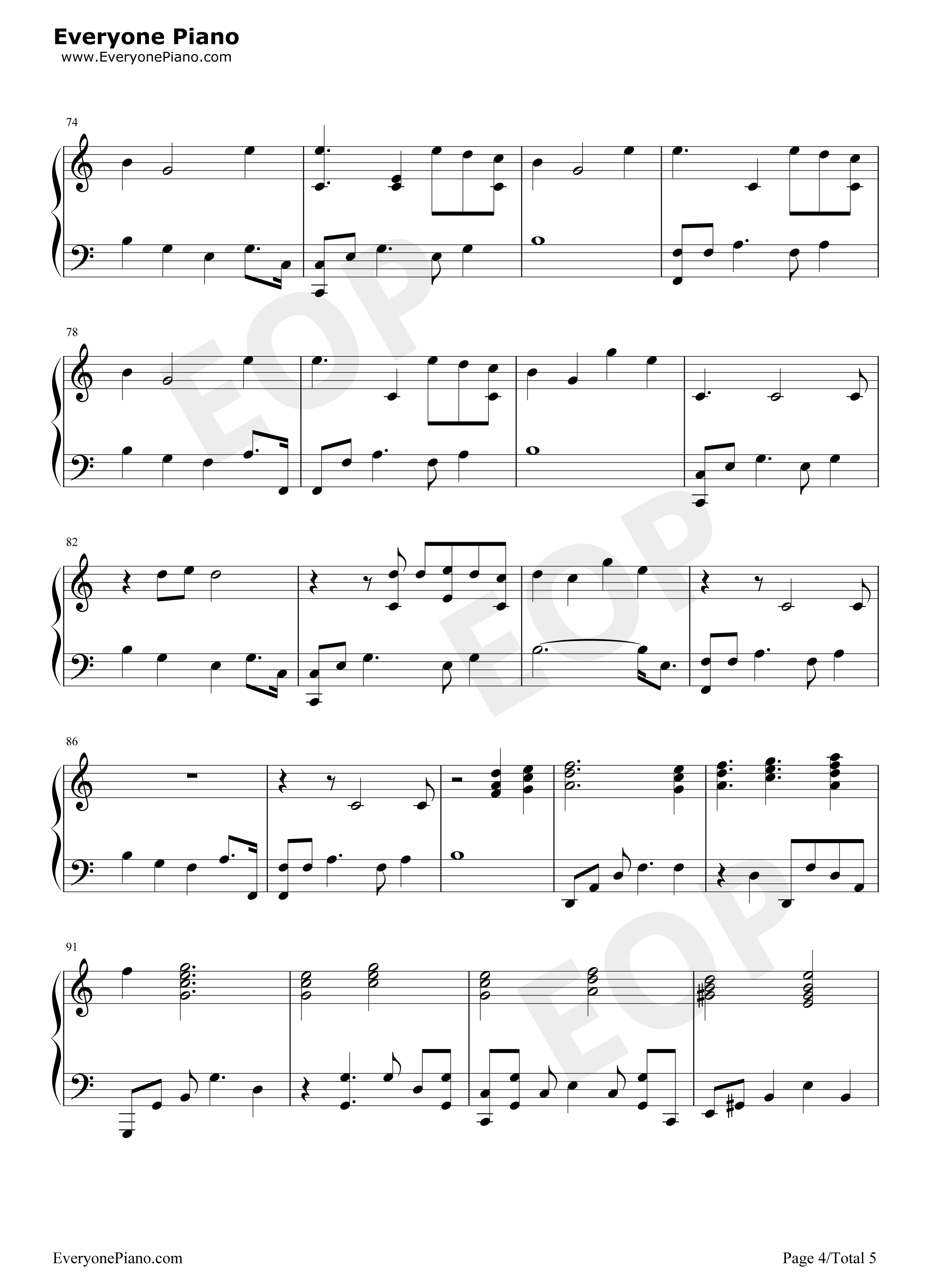 Come_Out_and_Play钢琴谱_Billie_Eilish