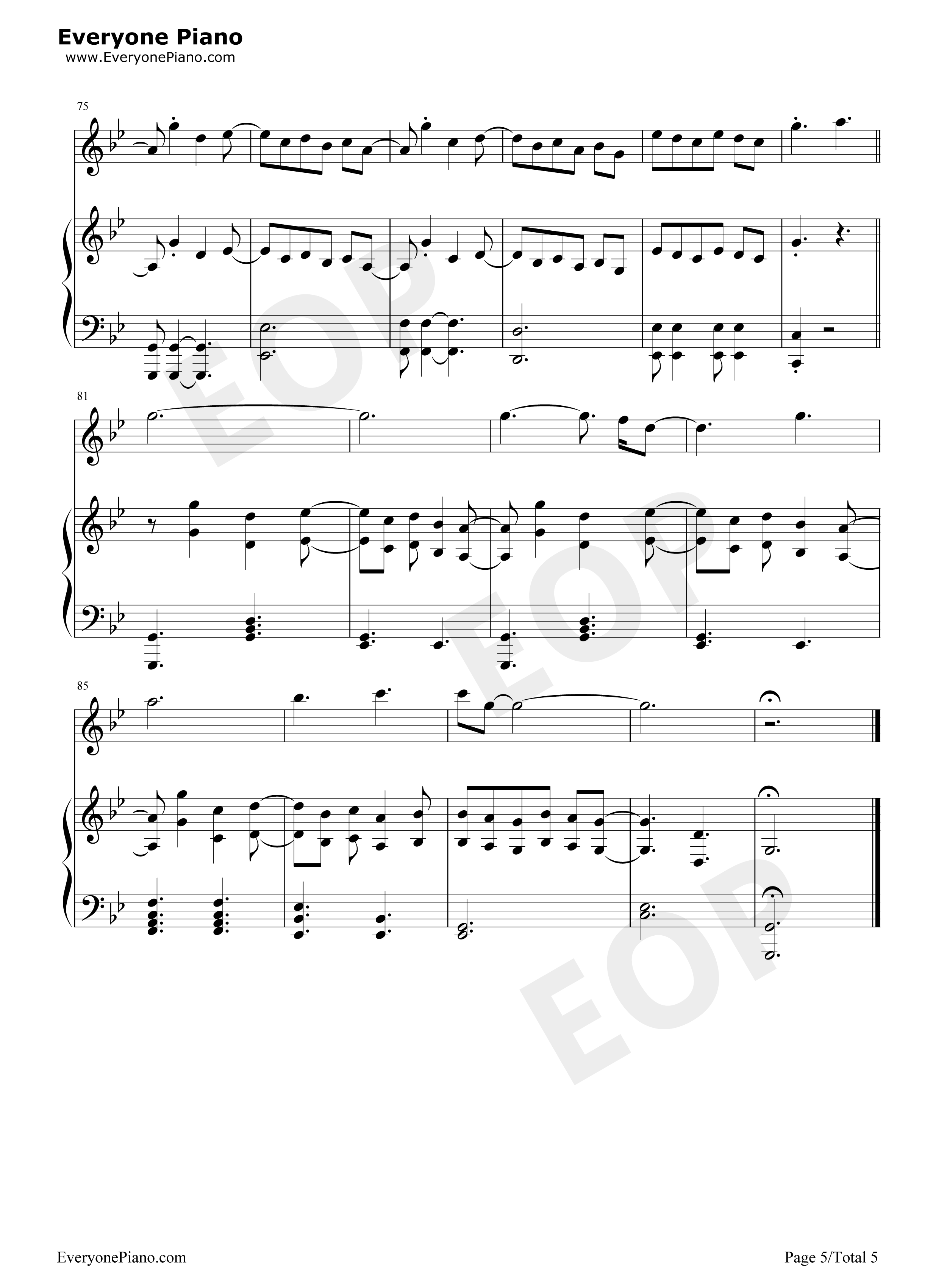 Scream钢琴谱_Sergey_Lazarev
