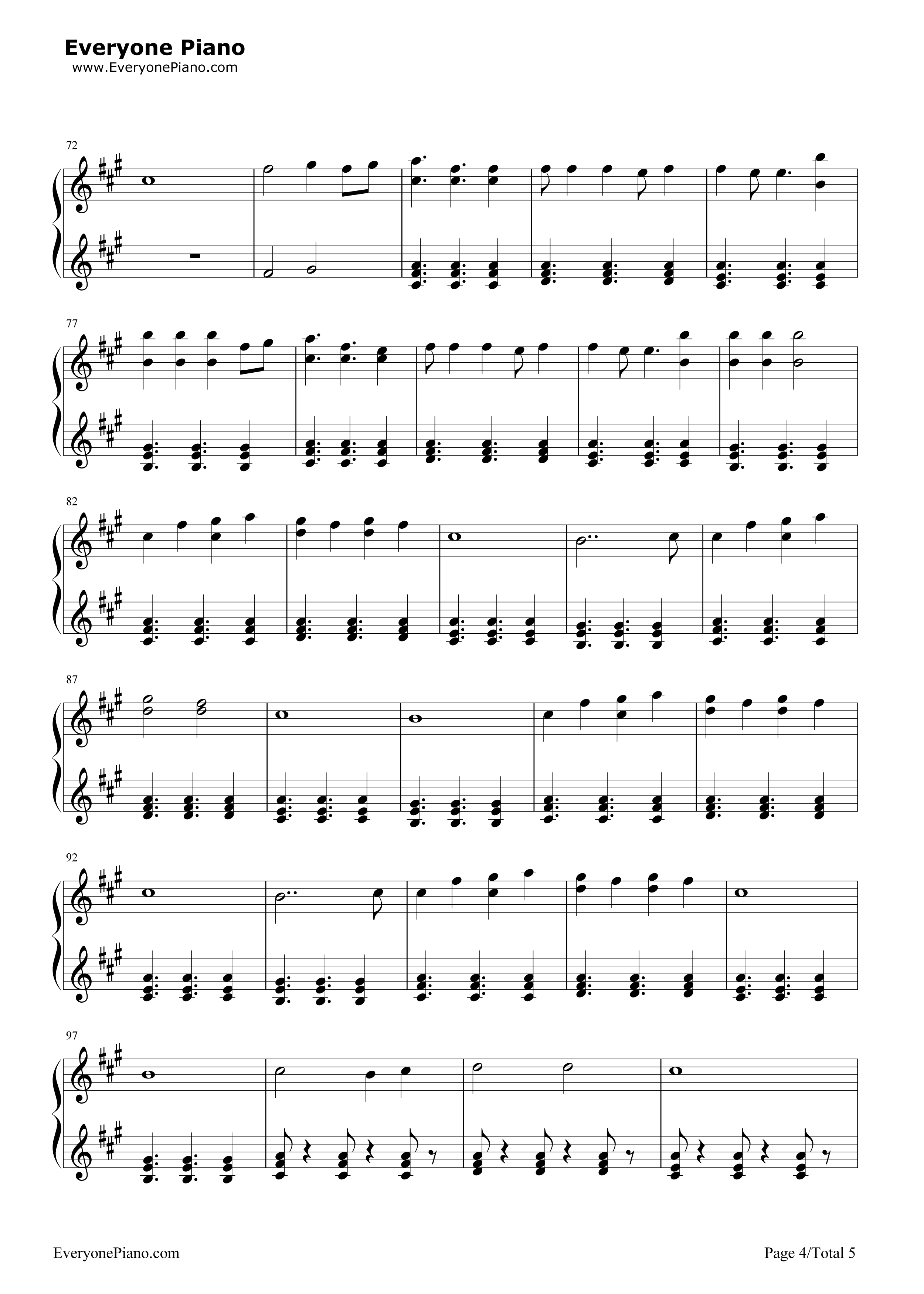 Cheap_Thrills钢琴谱_Sia