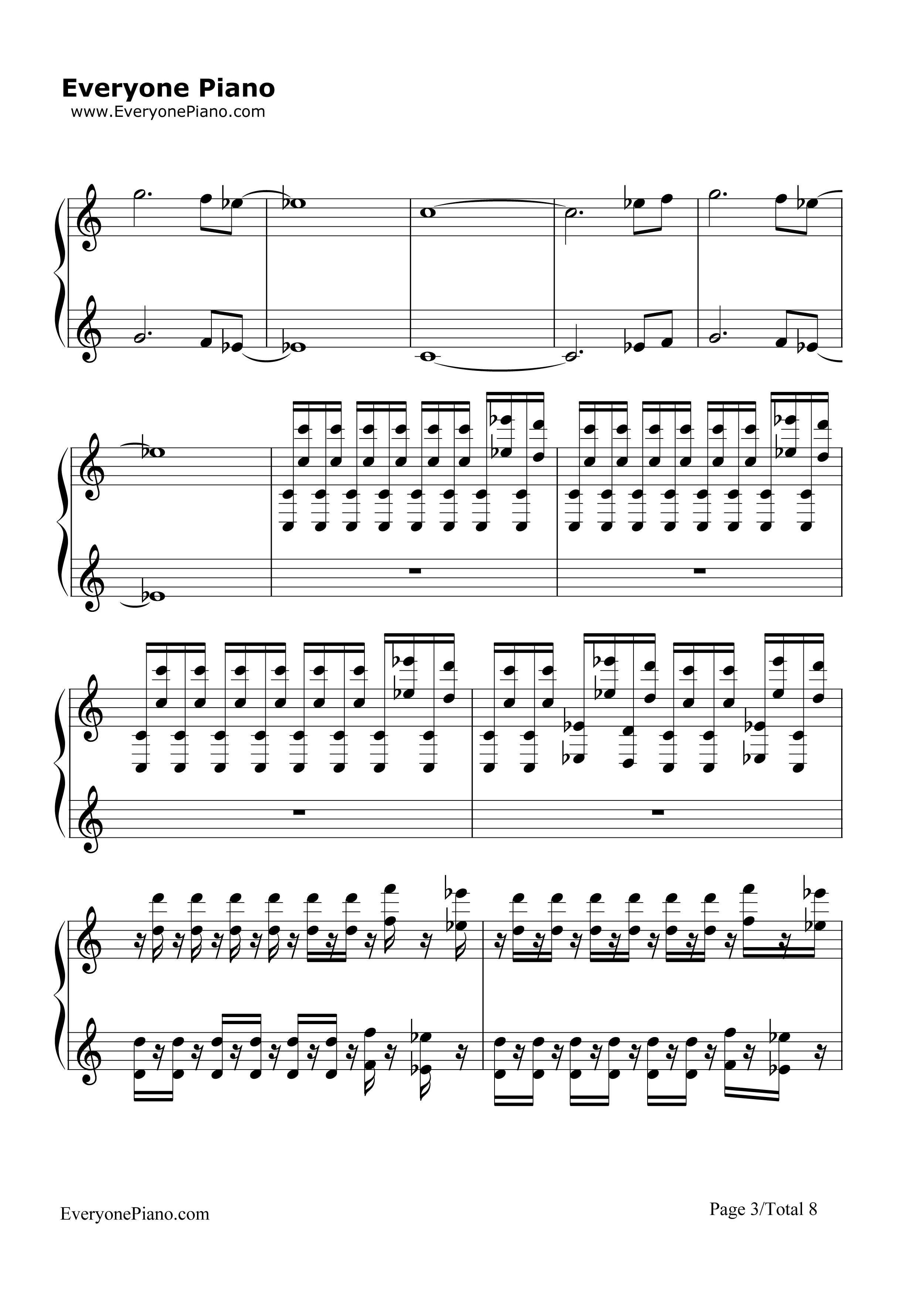 蜂鸟（Kolibre）钢琴谱_马克西姆_Maksim