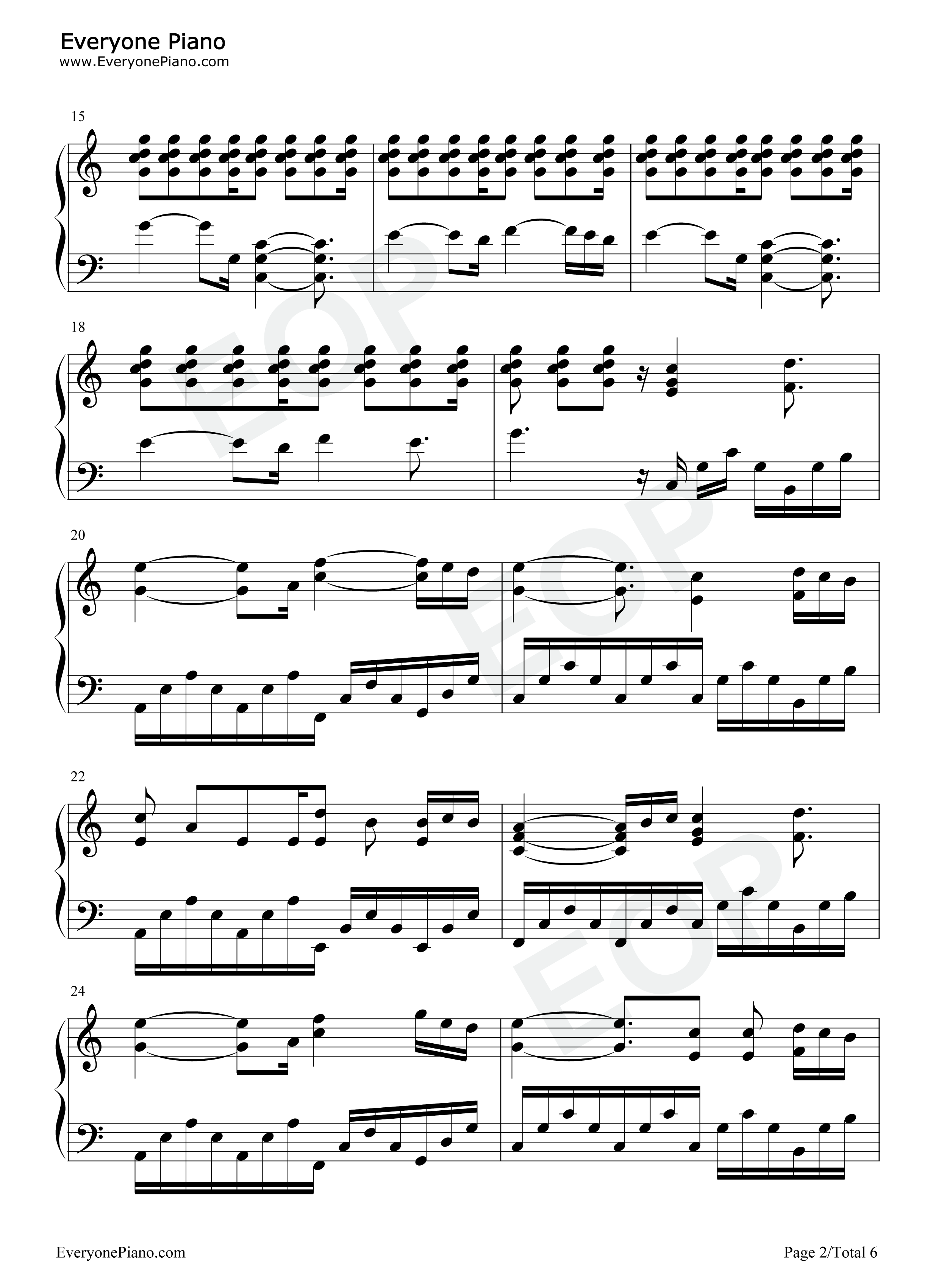 圣托里尼钢琴谱_雅尼_Yanni