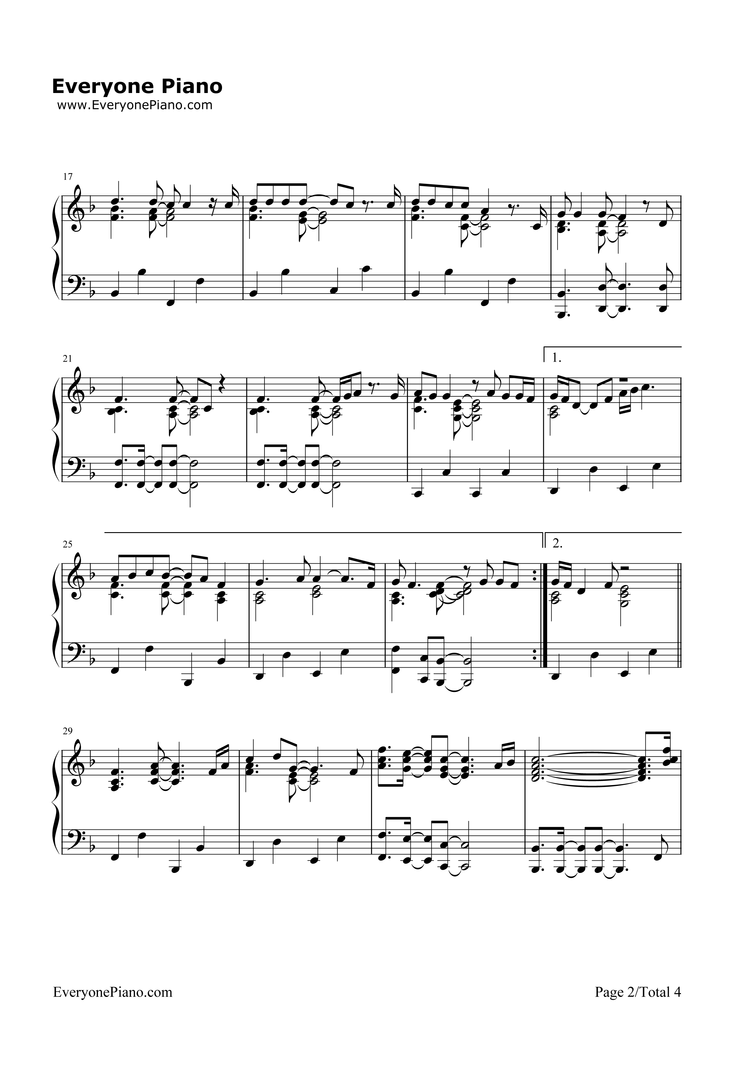 True_Colors钢琴谱_Cyndi_Lauper