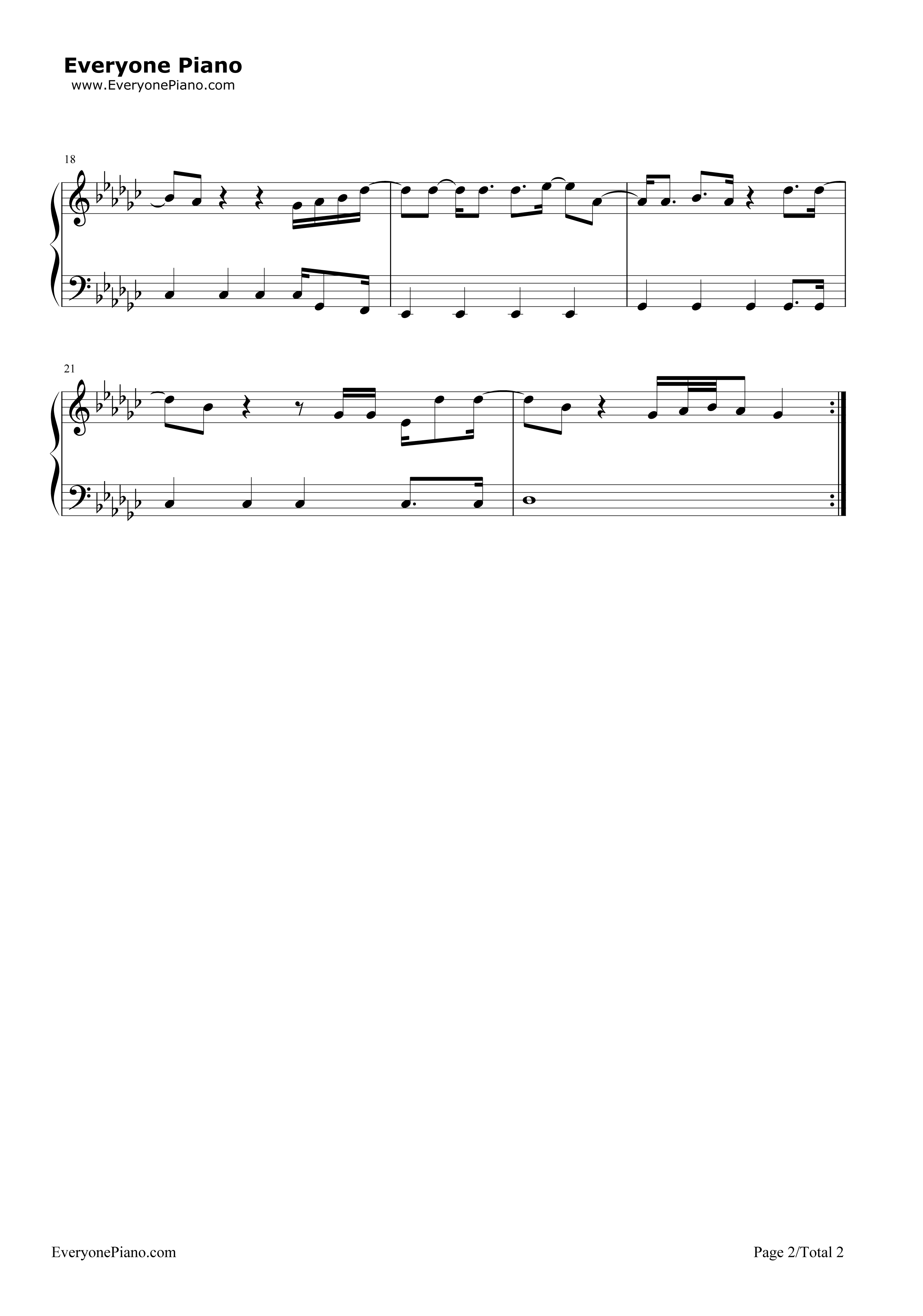 Dear_No_One钢琴谱_Tori_Kelly