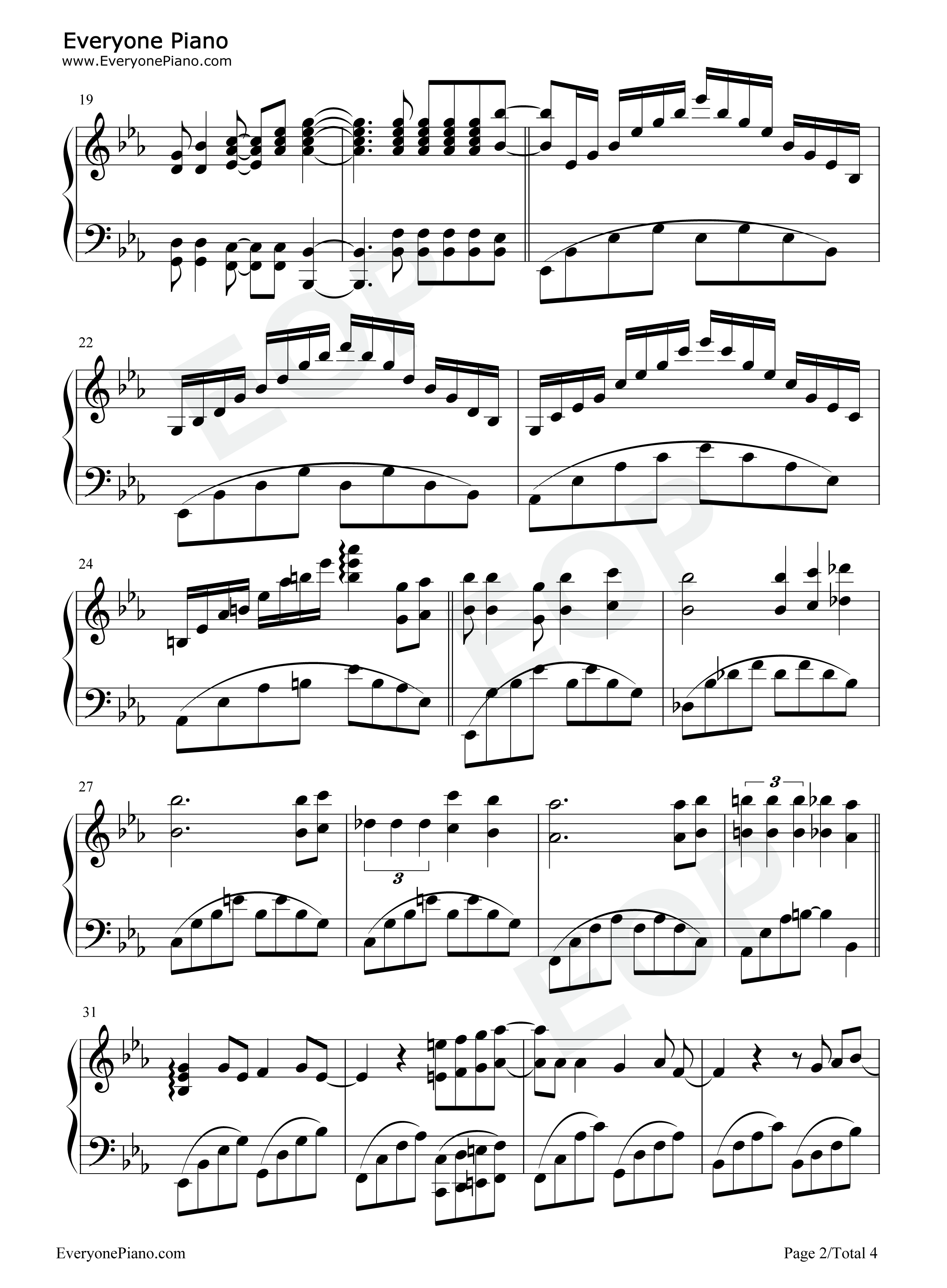 How_Deep_Is_Your_Love钢琴谱_Bee_Gees