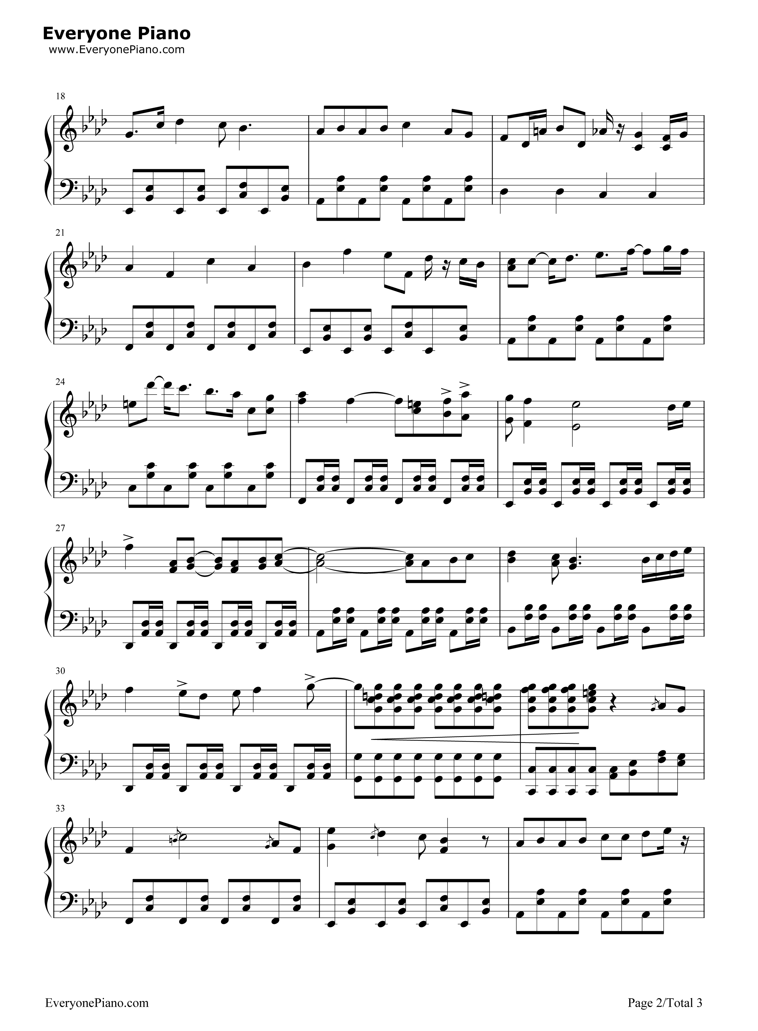 ぼくがいる~コナンのテーマ钢琴谱_大野克夫