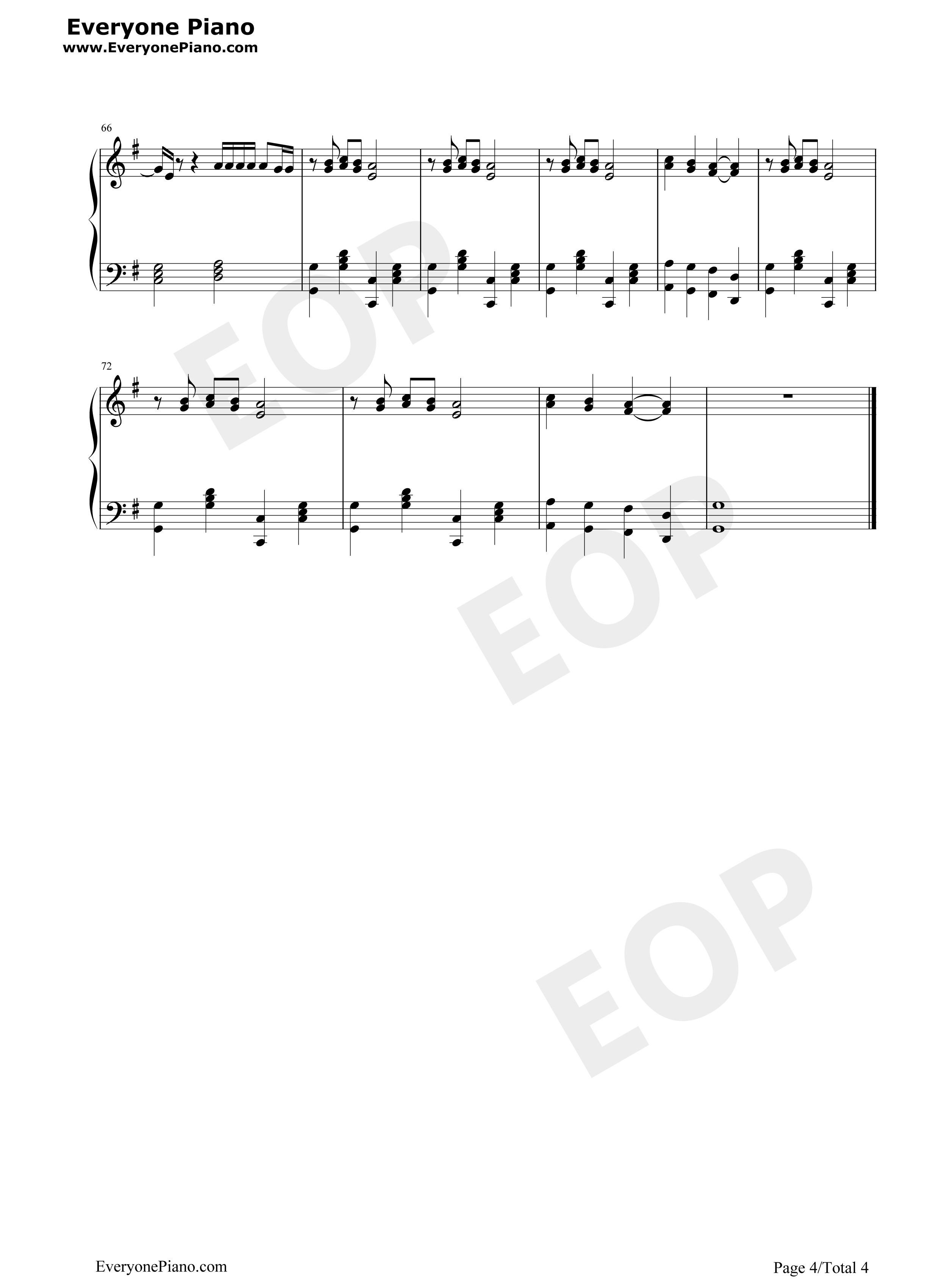 Best_Of_Me钢琴谱_丹尼尔•波特__Daniel_Powter