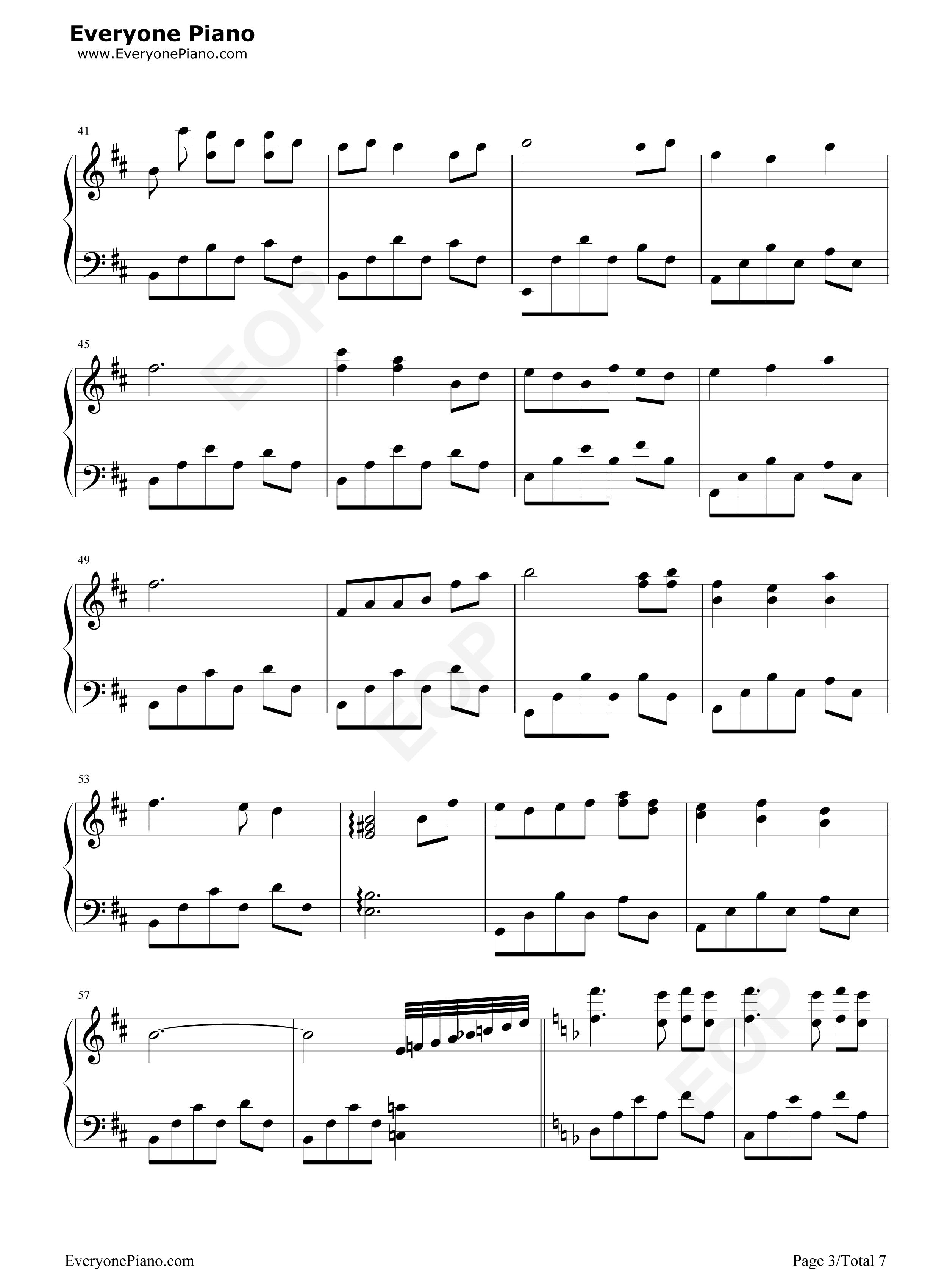 今夏钢琴谱_谭松韵