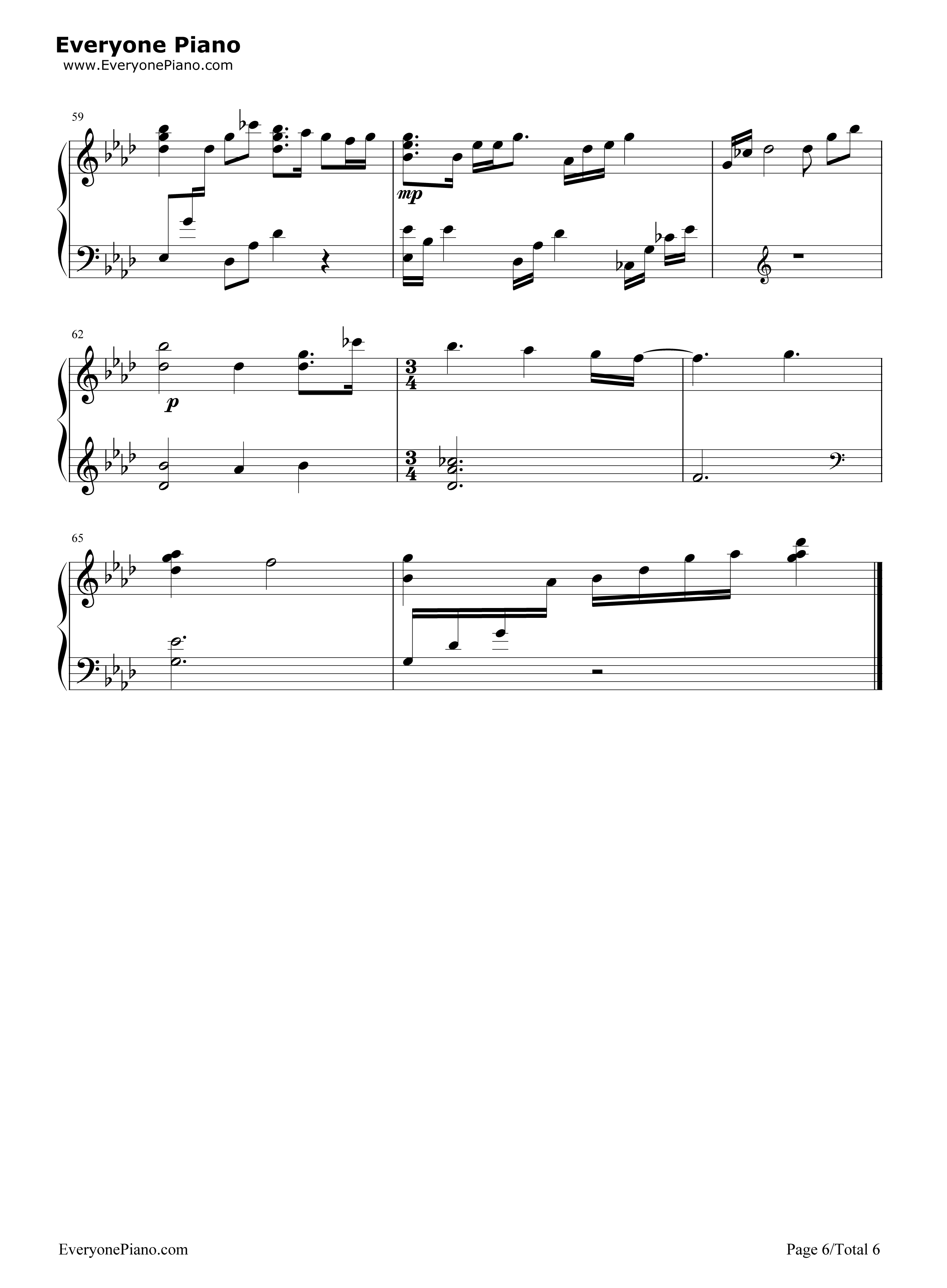 You_Raise_Me_Up钢琴谱_Josh_Groban