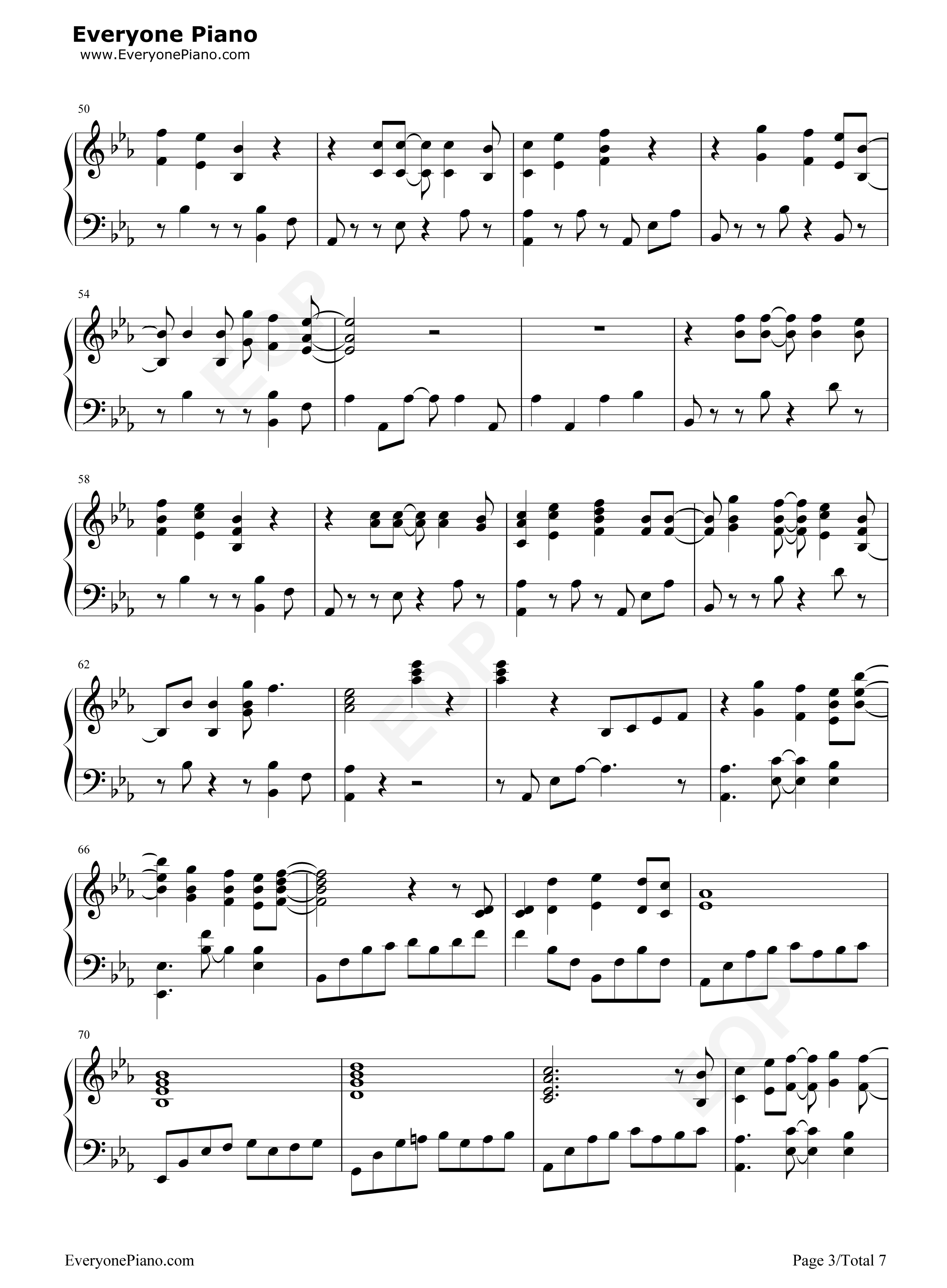 Fireflies钢琴谱_Owl_City