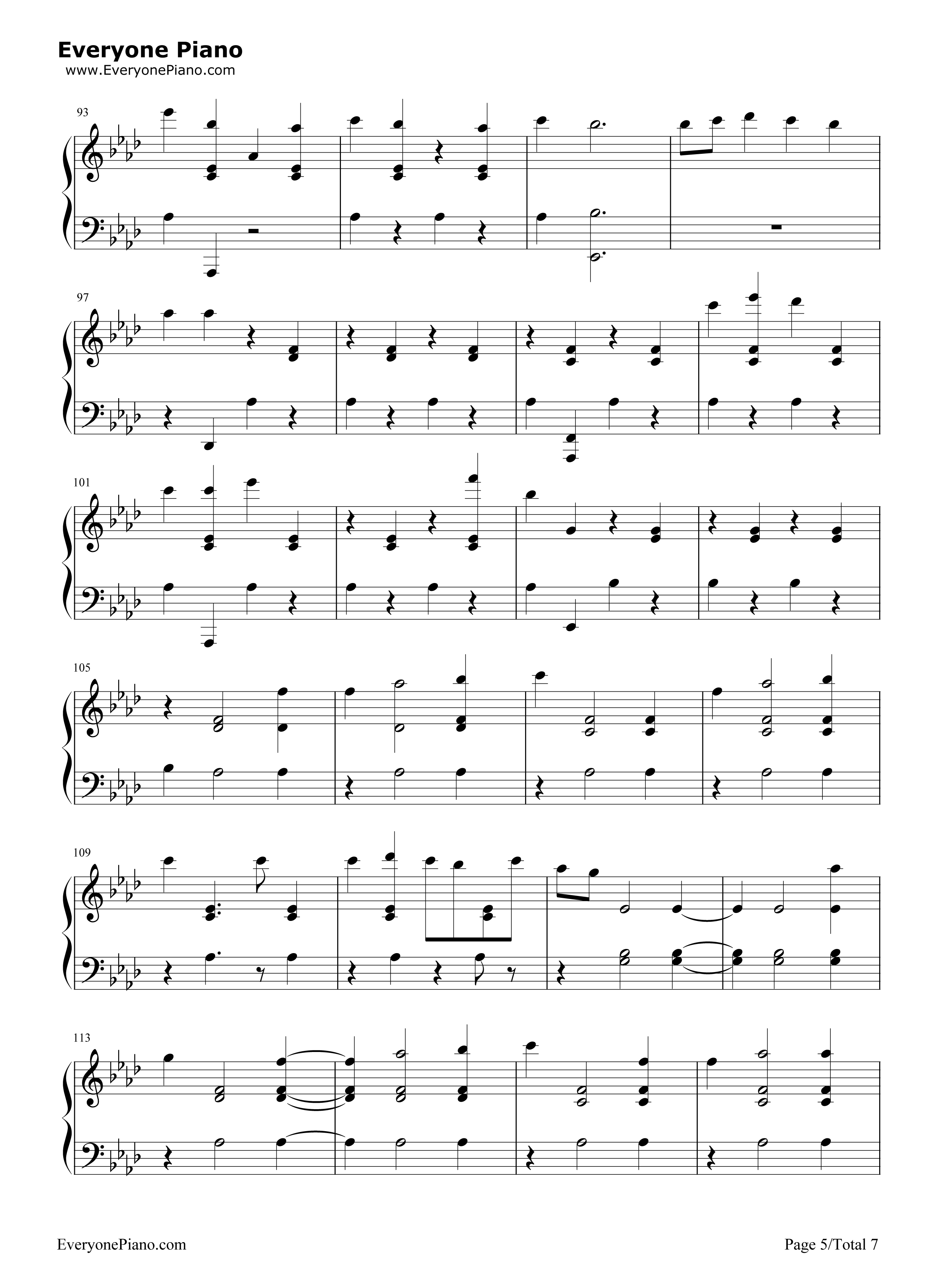 Something's_Gotta_Give钢琴谱_Camila_Cabello