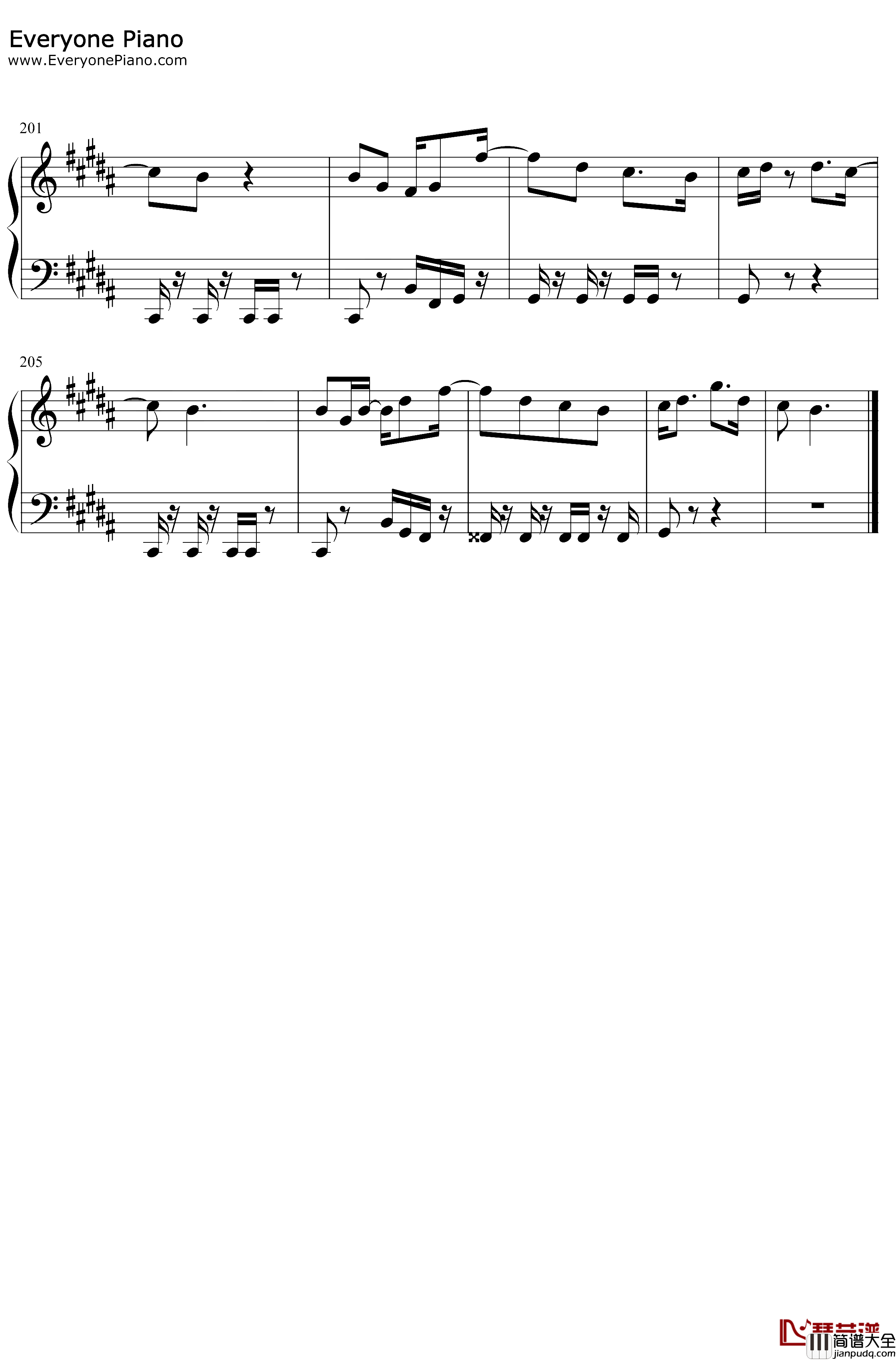 PLACEBO钢琴谱_米津玄師野田洋次郎_米津玄师与野田洋次郎的神仙合作