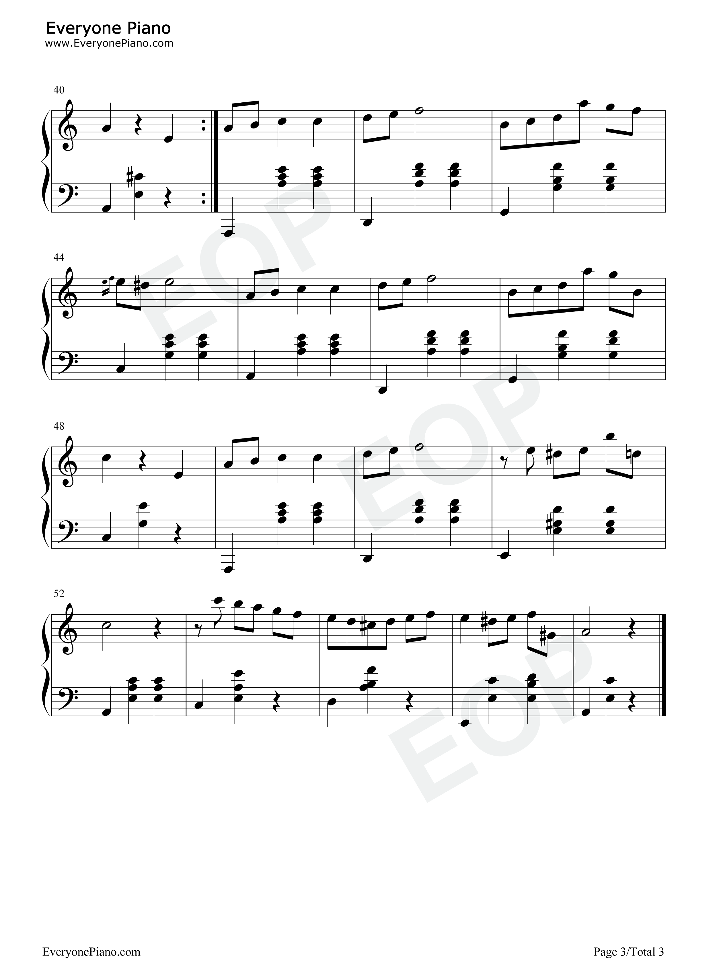 圆舞曲钢琴谱_肖邦__Chopin