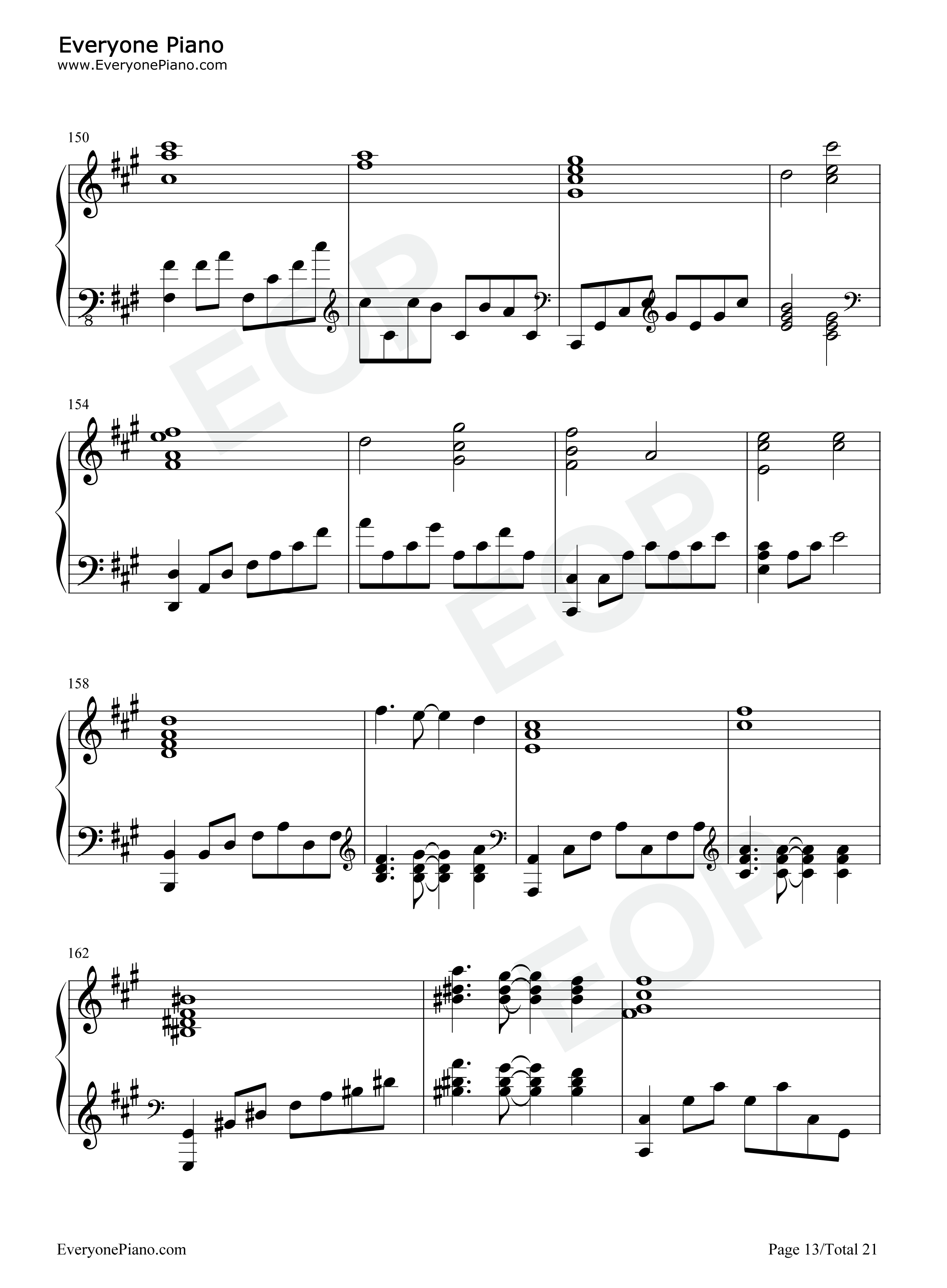 Leap_of_faith钢琴谱_fripSide