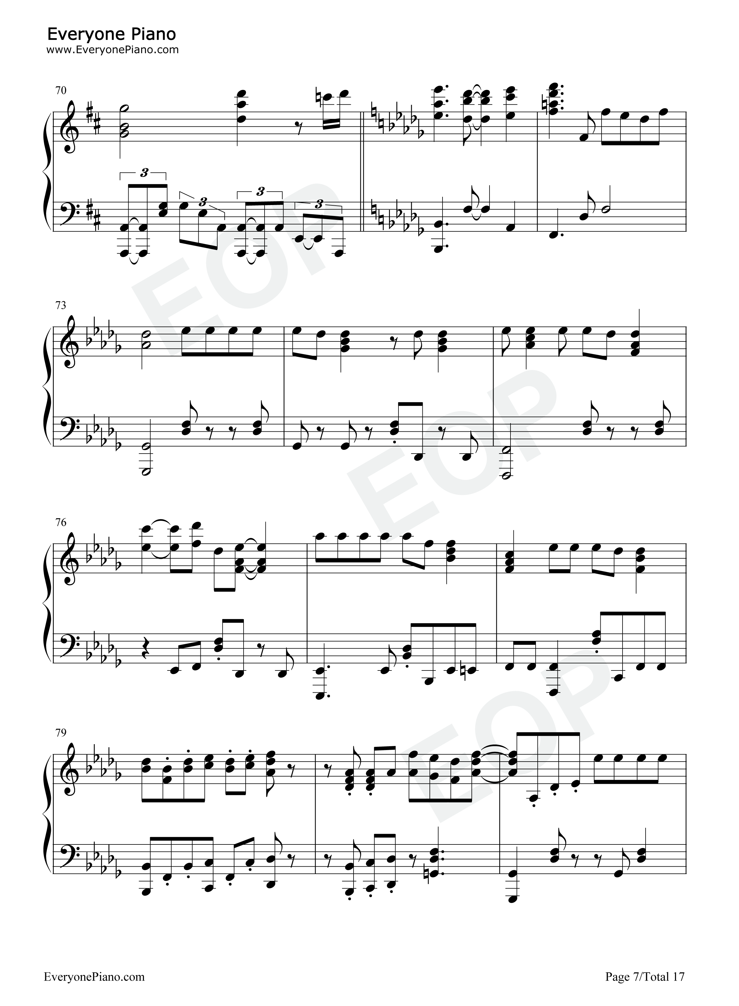 ケアレス钢琴谱_ClariS