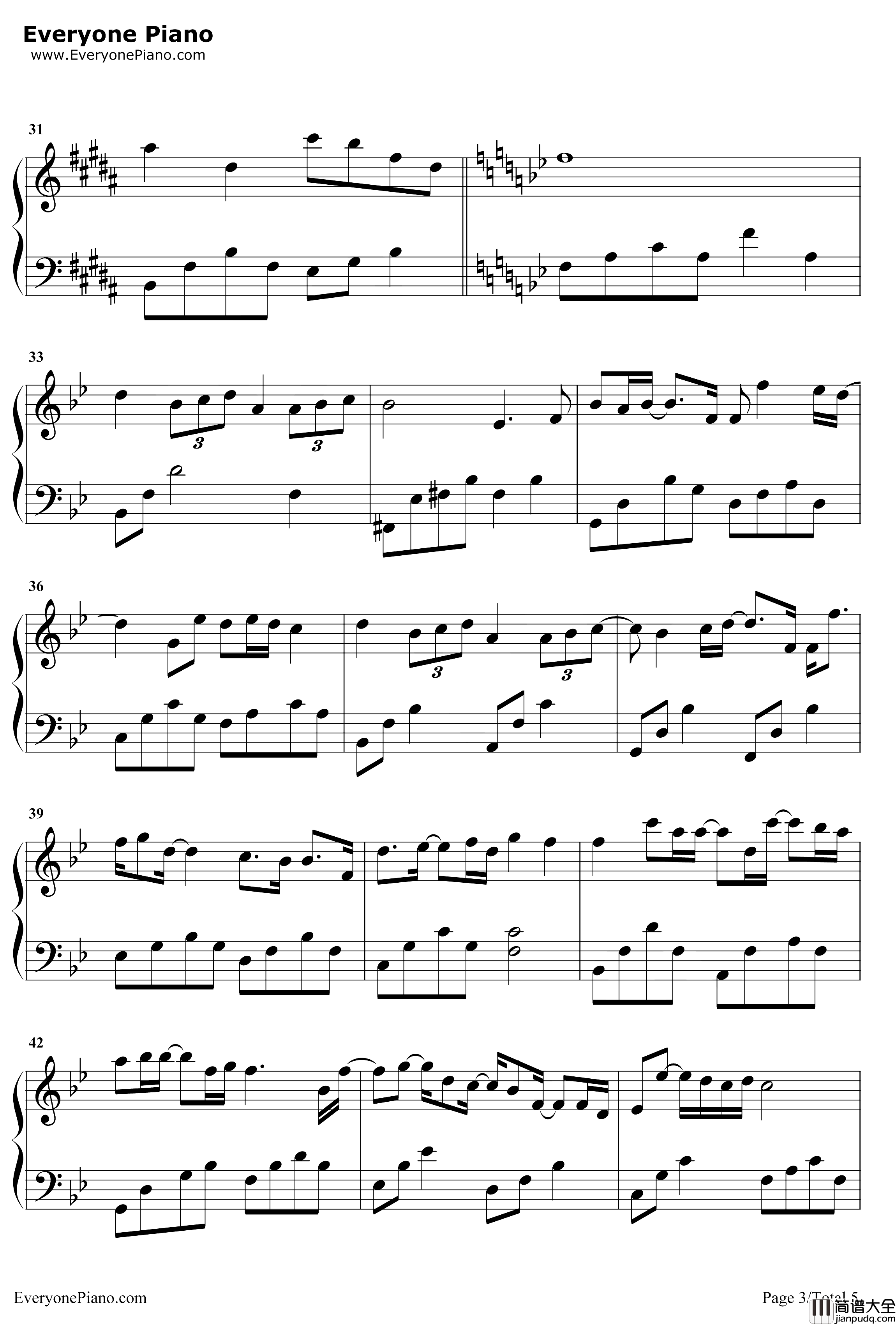 我可以不在乎的你钢琴谱_陈芳语_亲爱的热爱的插曲