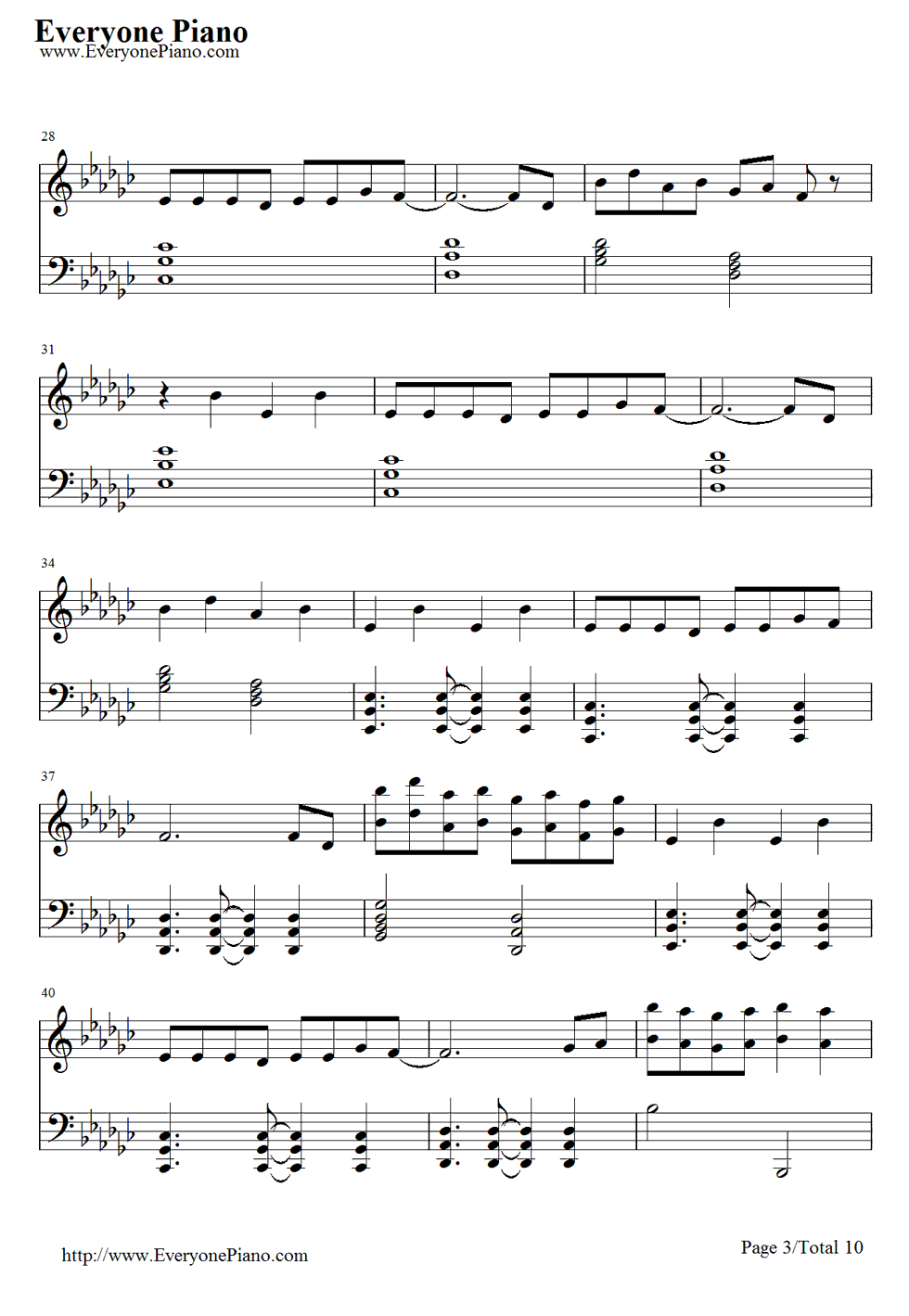 I_Knew_You_Were_Trouble钢琴谱_Taylor_Swift