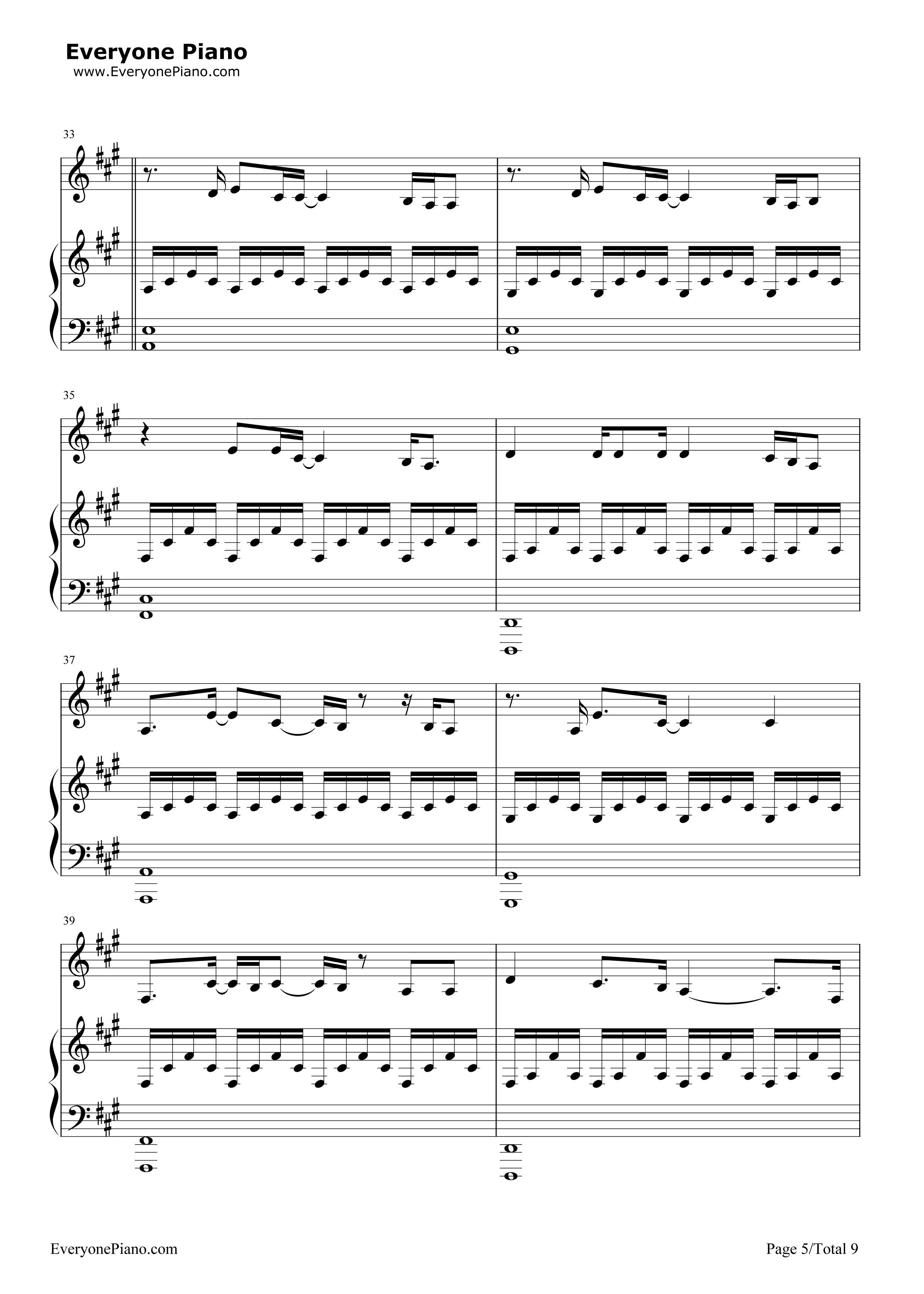 Someone_Like_You原版钢琴谱_Adele