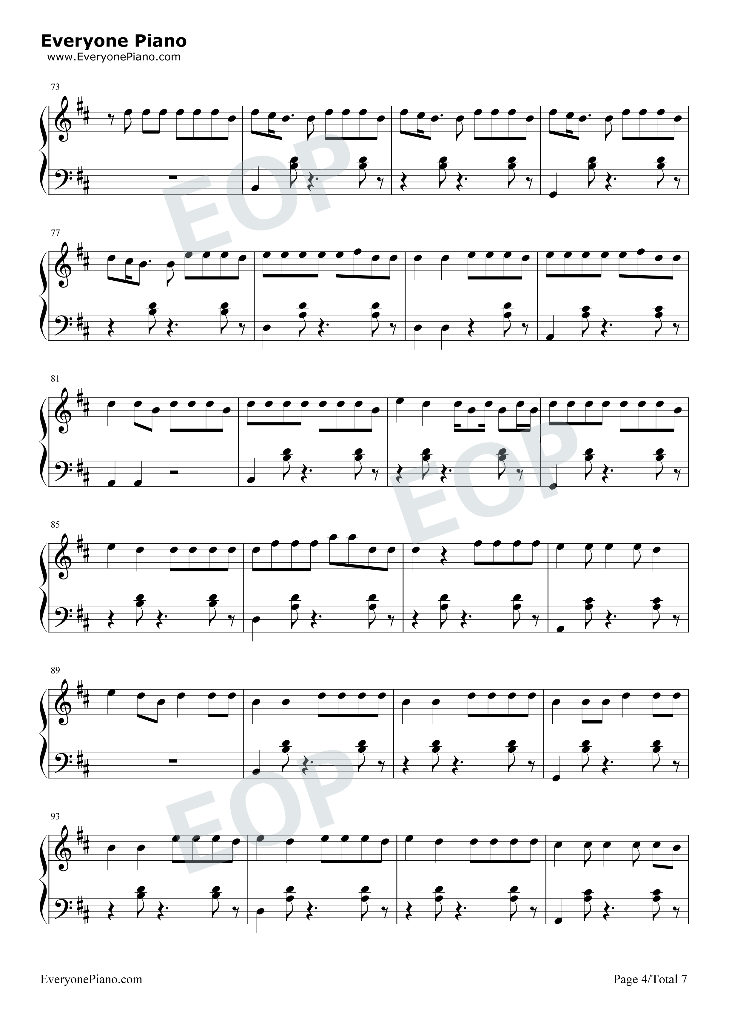 Despacito钢琴谱_Luis_Fonsi_Daddy_Yankee
