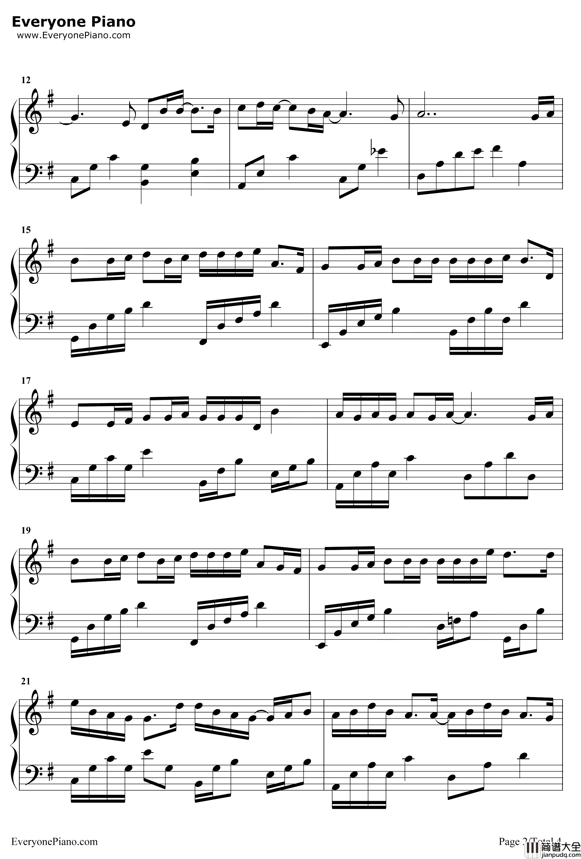 爱不由我钢琴谱_尤长靖_亲爱的热爱的插曲