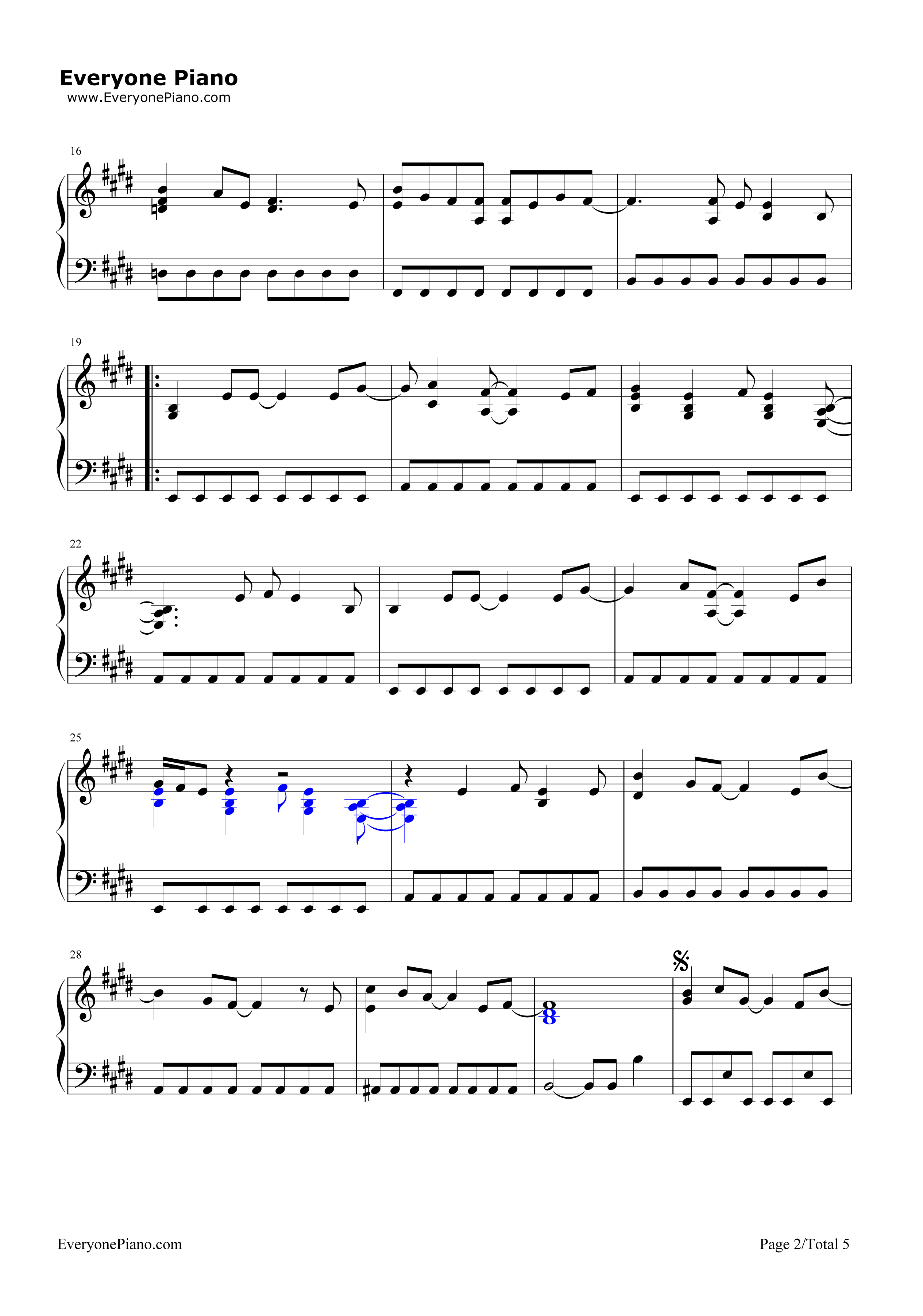 Falling_Over_Me钢琴谱_Demi_Lovato