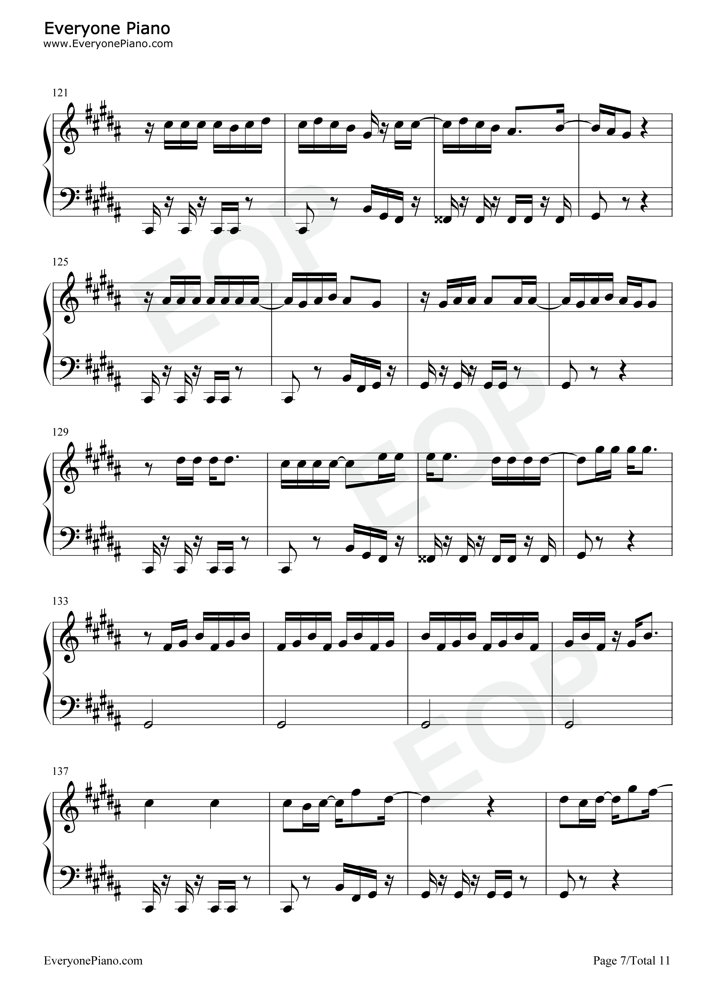 PLACEBO钢琴谱_米津玄師_野田洋次郎