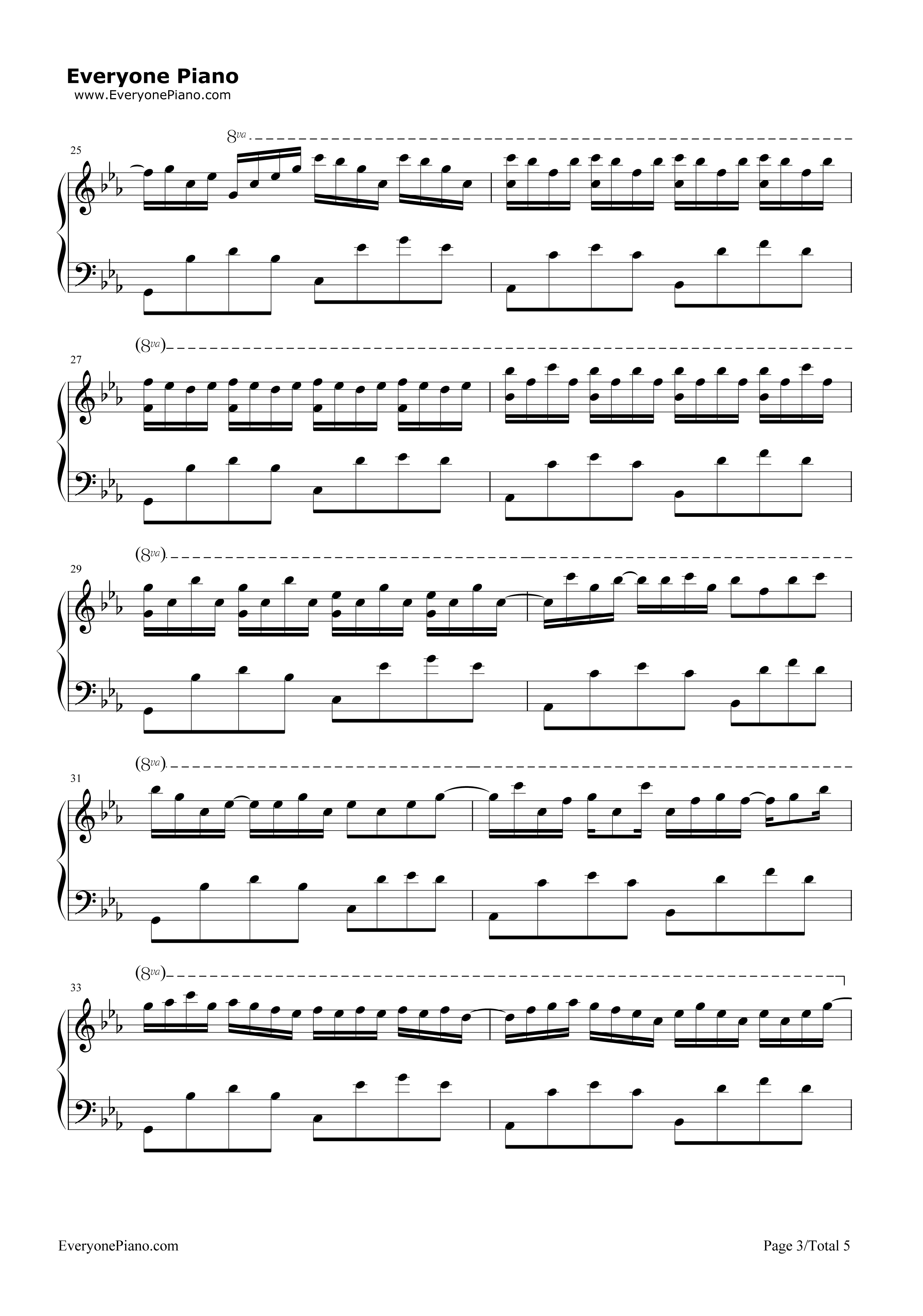 摆动的心钢琴谱_Music゛◆_Kゝ