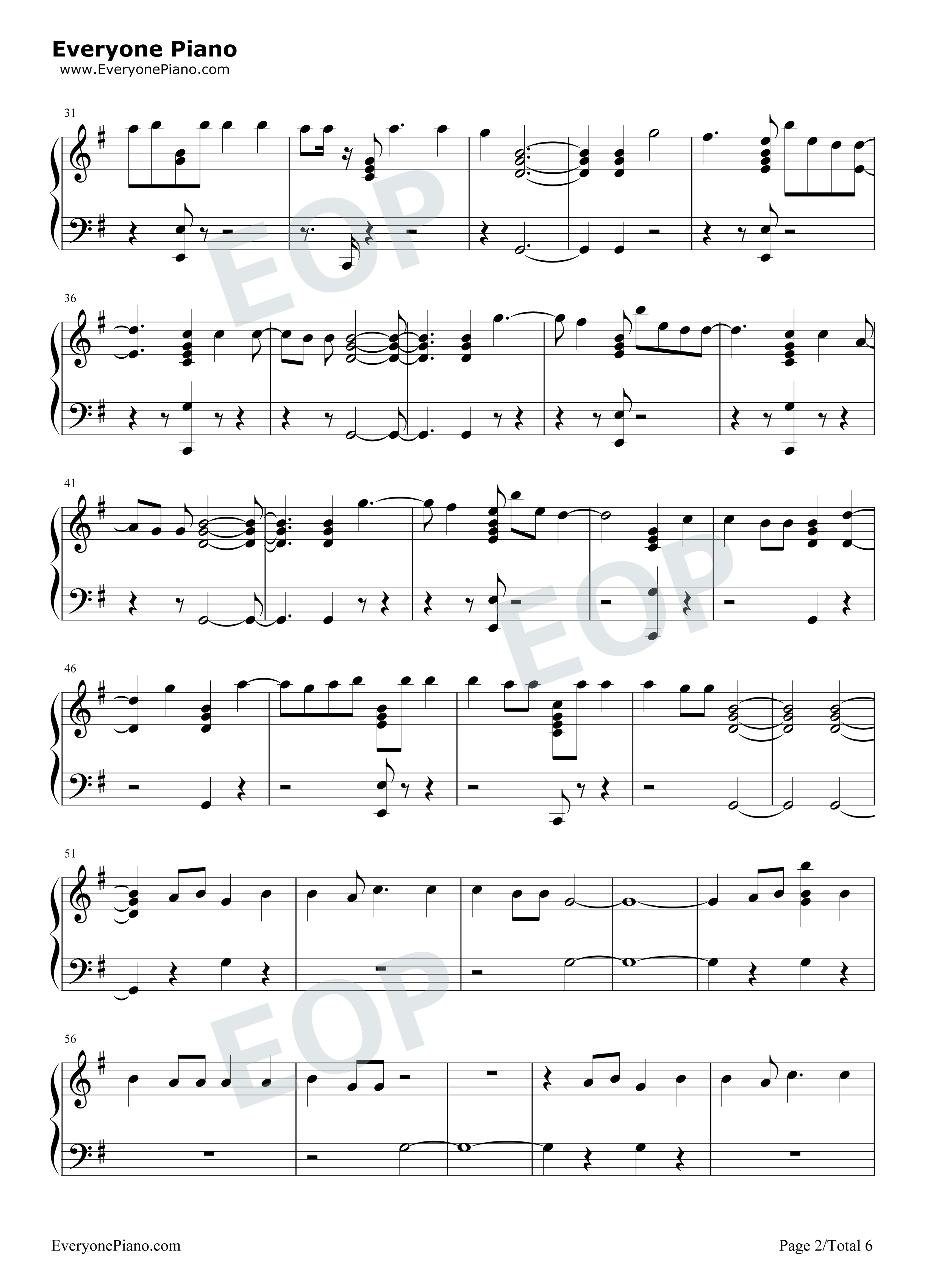 I'll_Be_There钢琴谱_Jess_Glynne