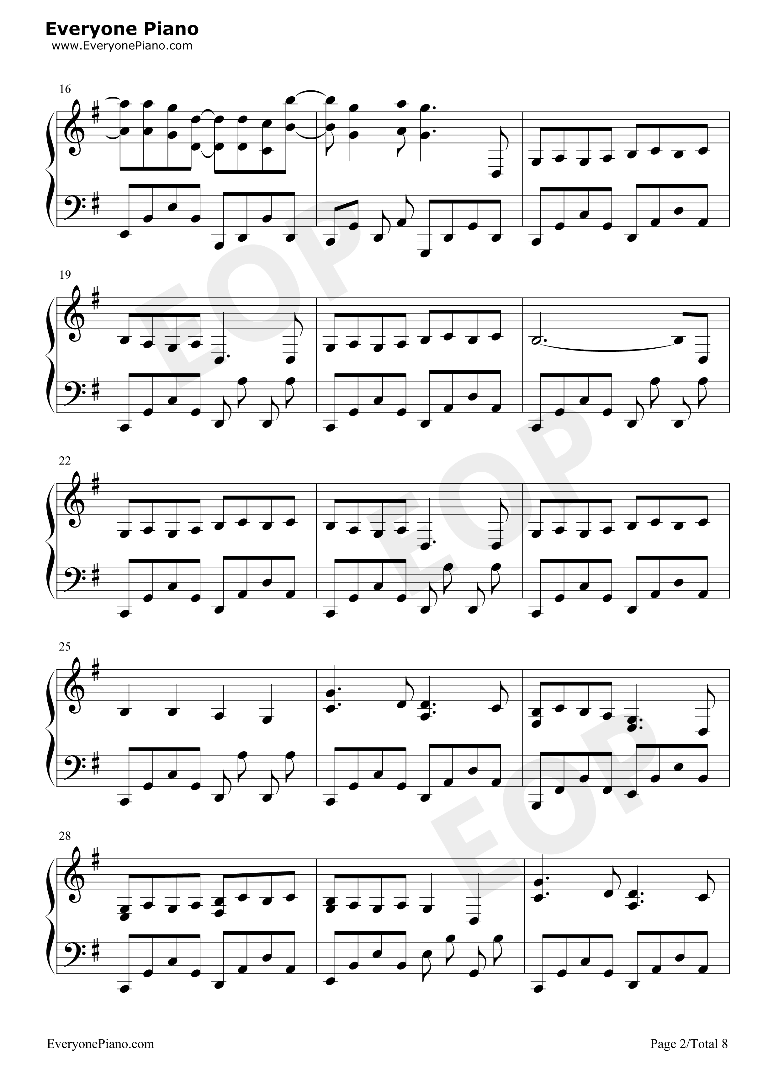 ダブルラリアット钢琴谱_巡音ルカ
