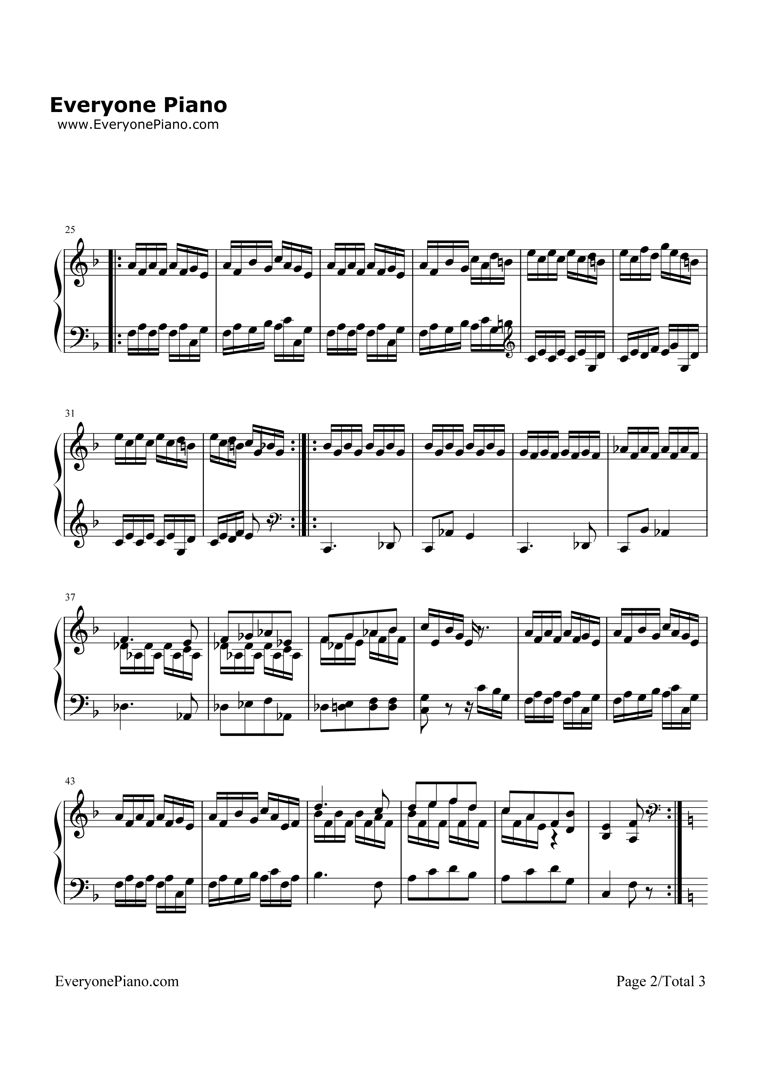 圣诞老人钢琴谱_舒曼__Schumann