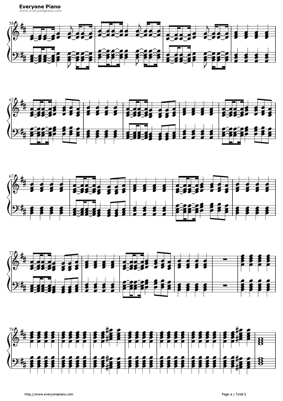 Starships_伴奏钢琴谱_Nicki_Minaj
