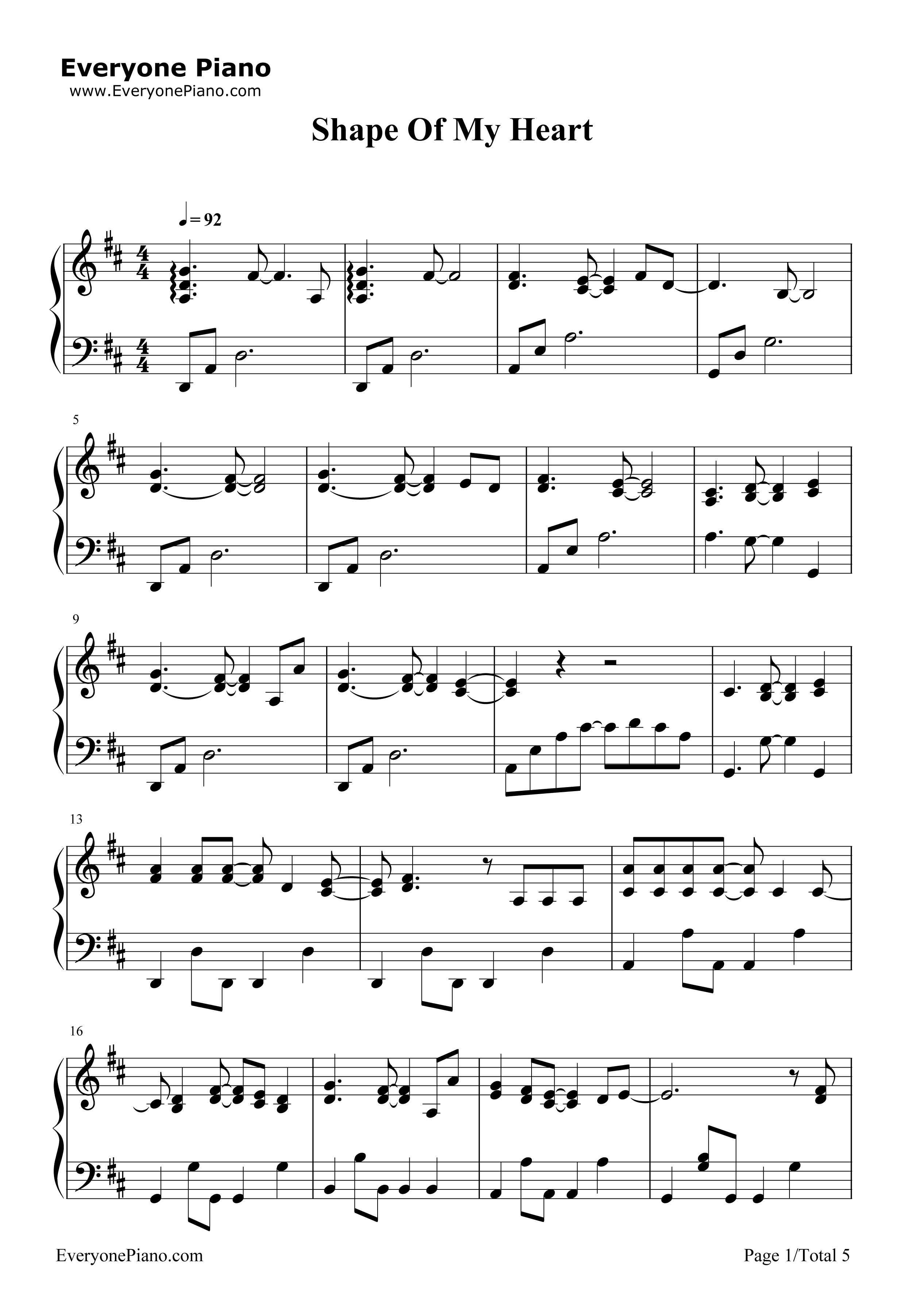 Shape_of_My_Heart钢琴谱_Backstreet_Boys