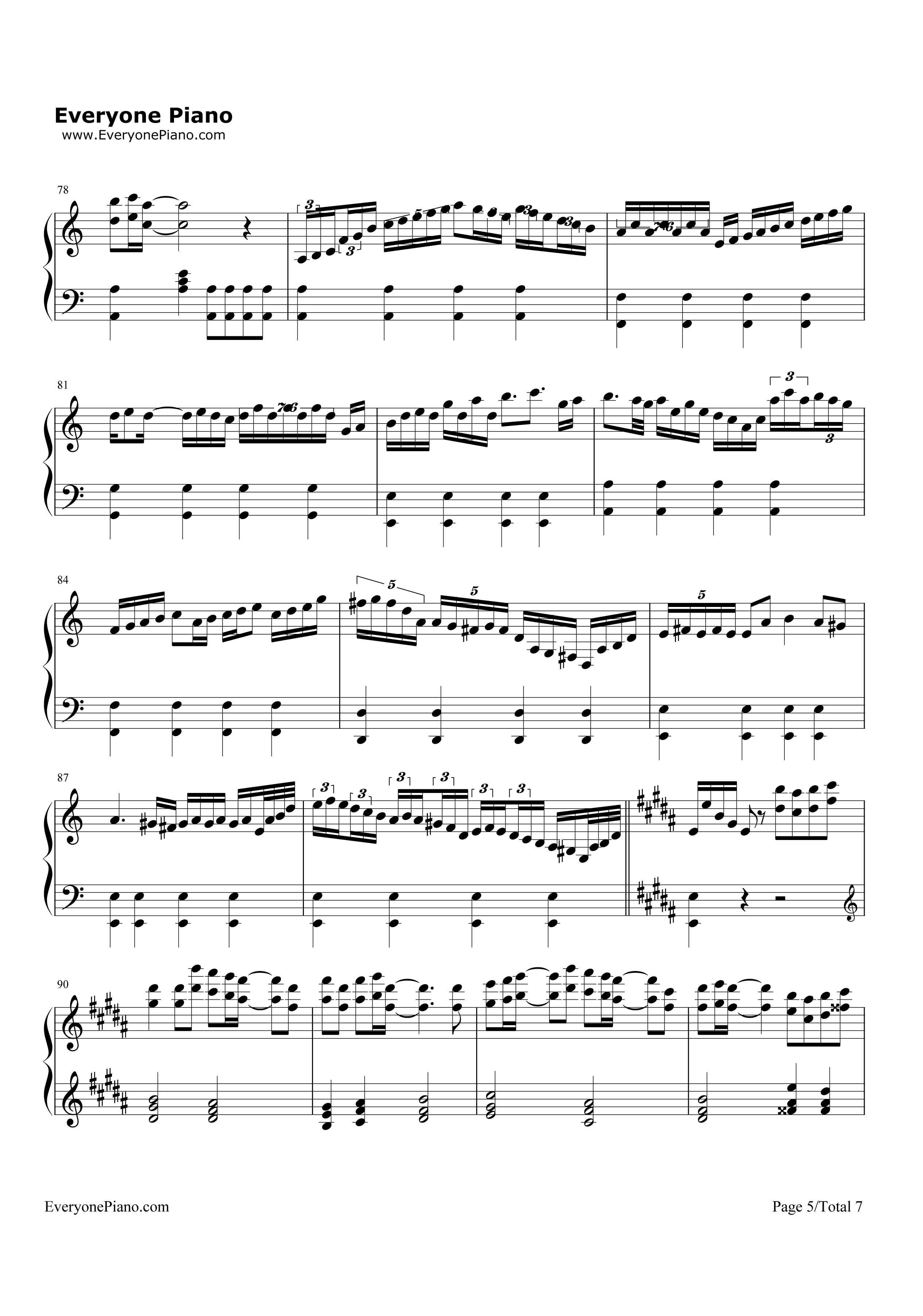 LEVEL5钢琴谱_fripSide