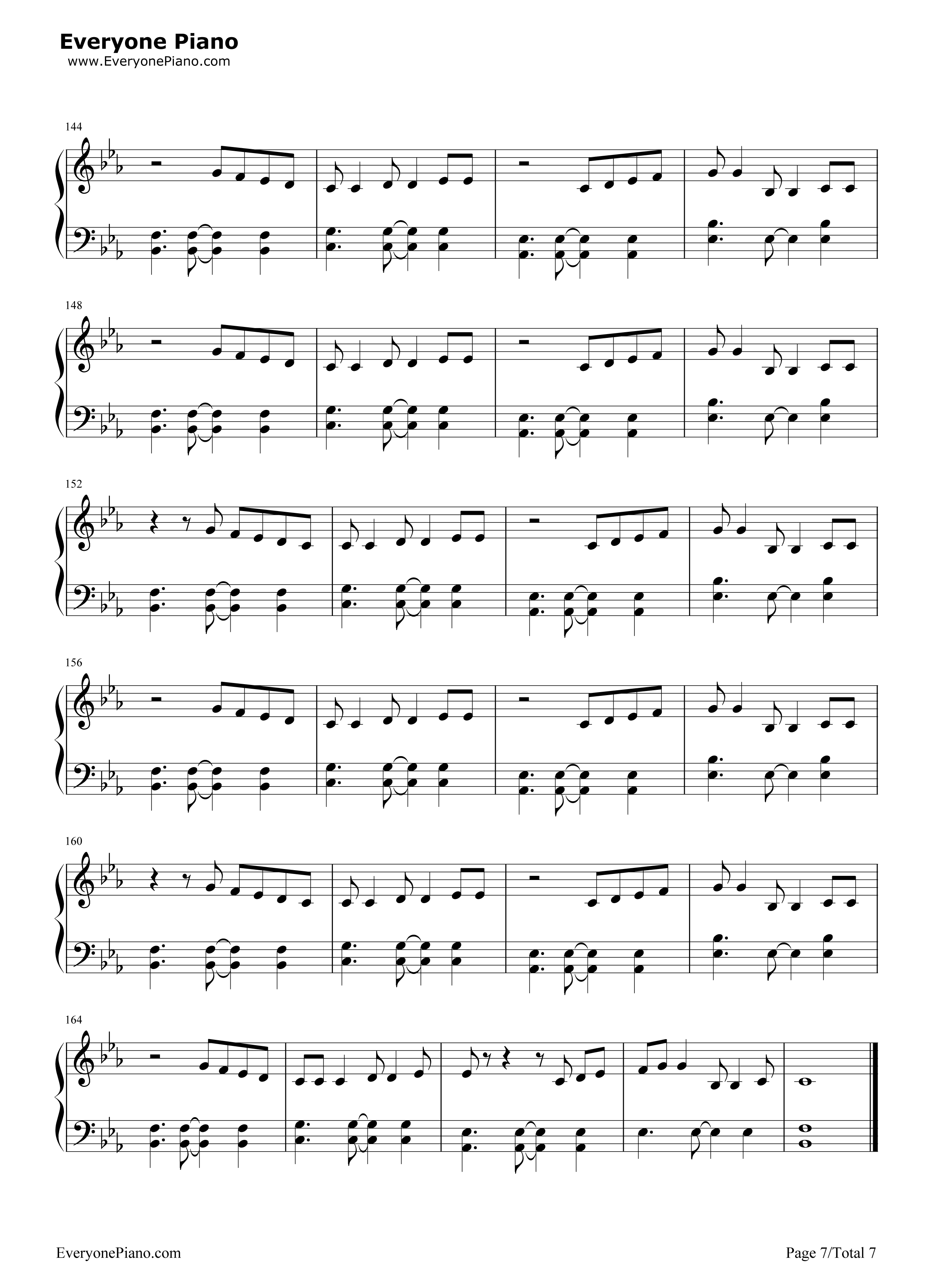 Without_You钢琴谱_Avicii_Sandro_Cavazza
