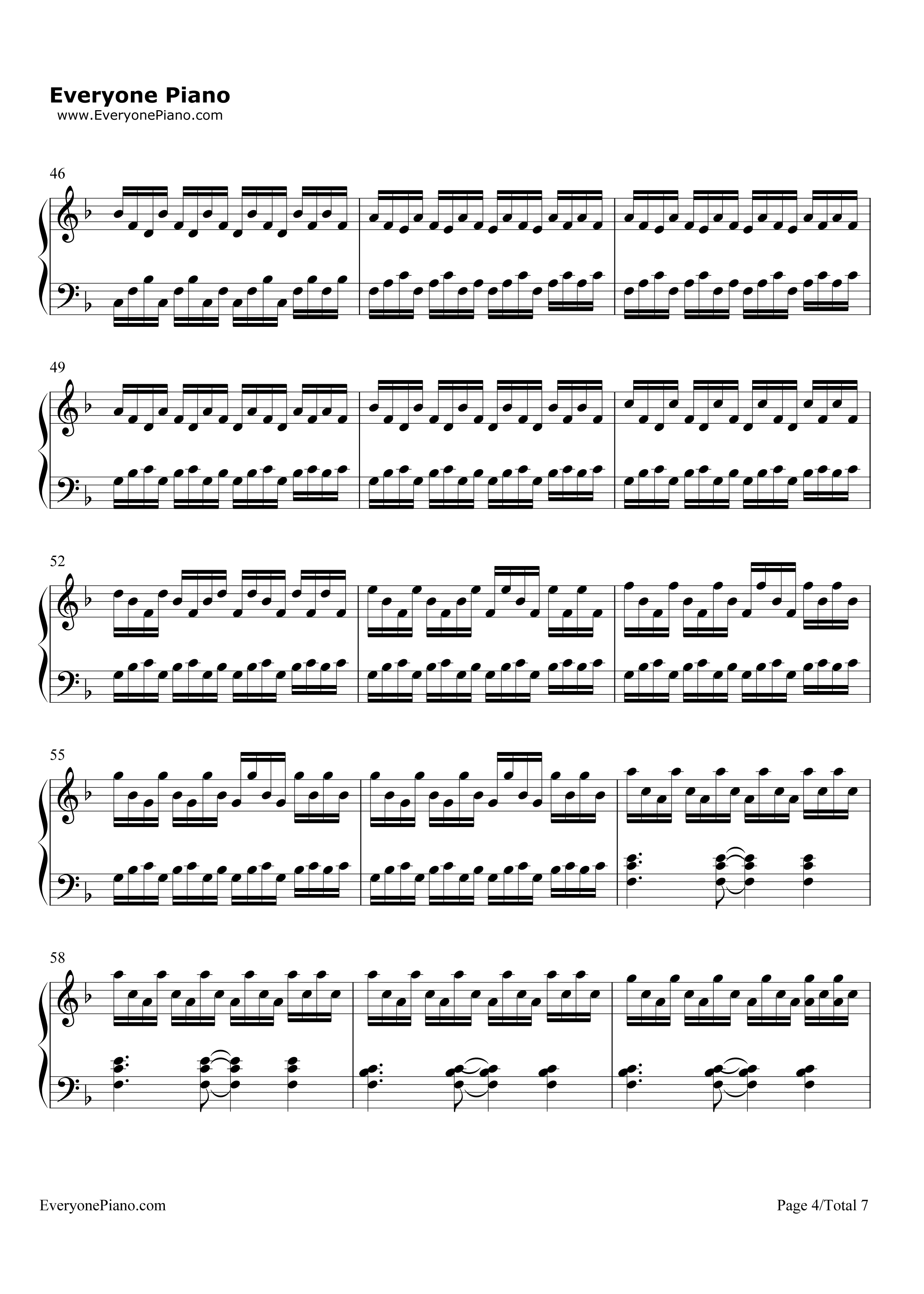 The_Sunbeams..._They_Scatter钢琴谱_Yiruma