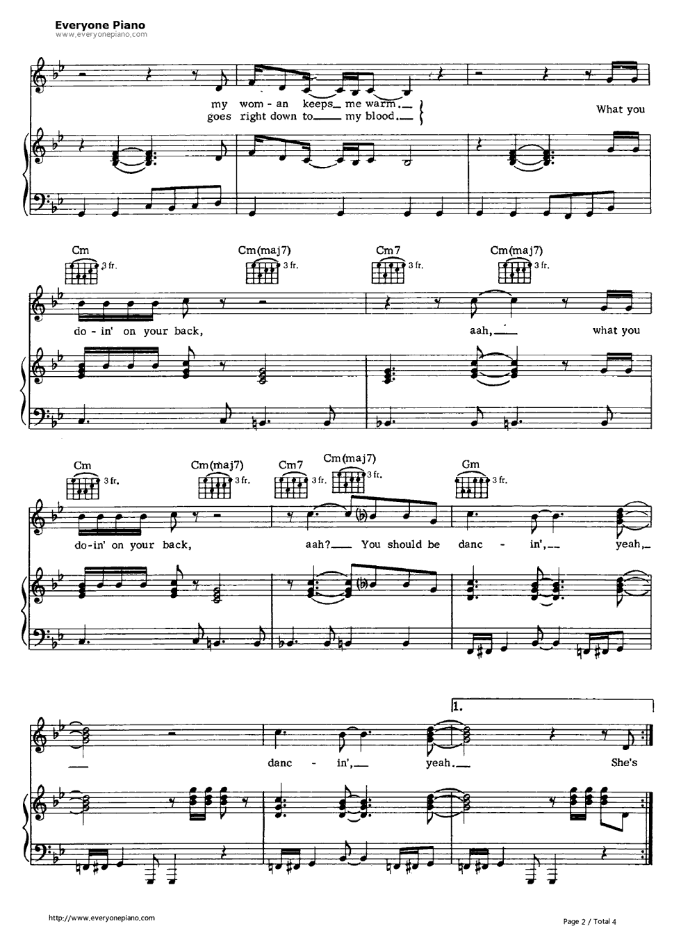 You_Should_Be_Dancing钢琴谱_Bee_Gees