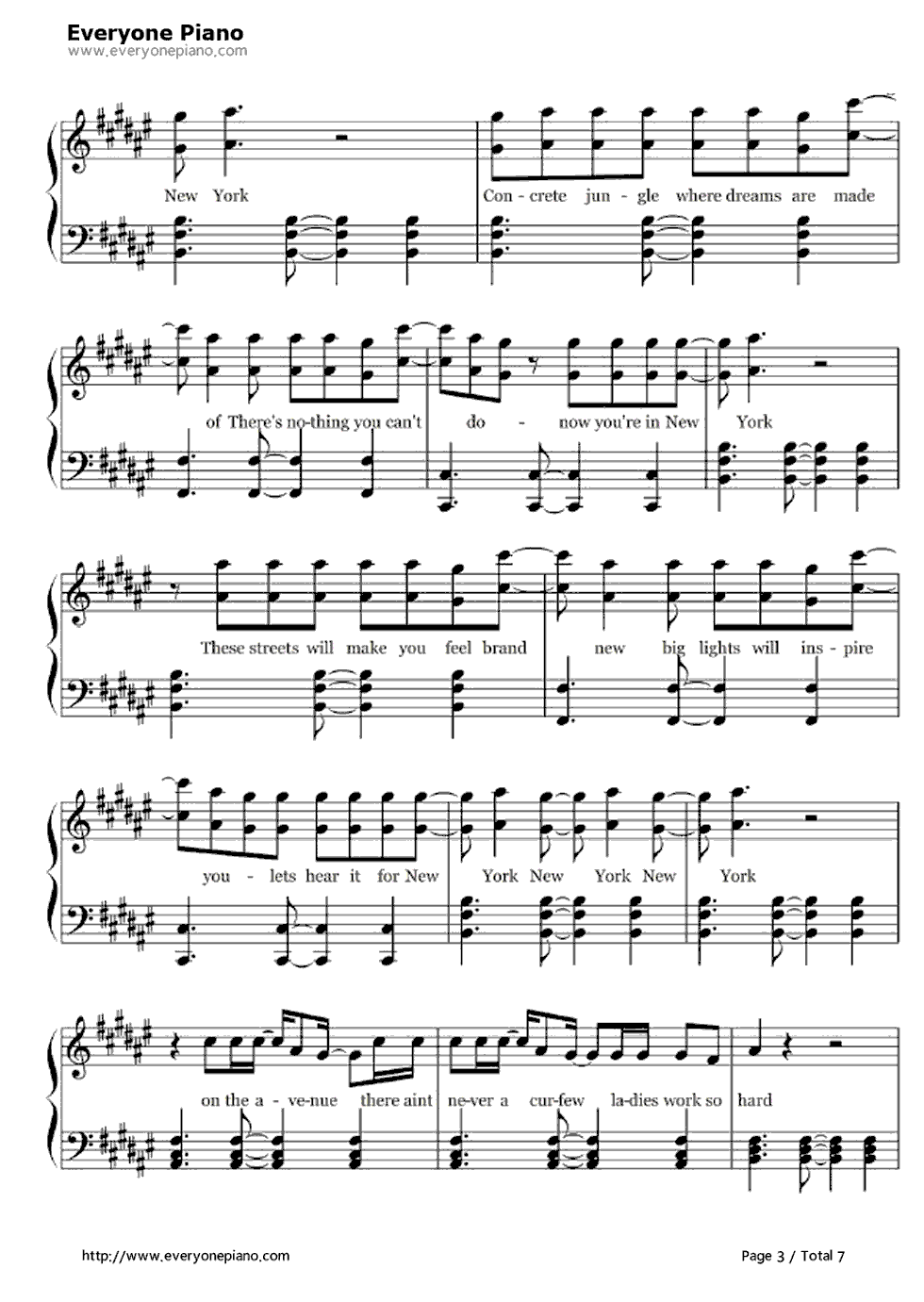 Empire_State_Of_Mind_Part_2钢琴谱_Alicia_Keys