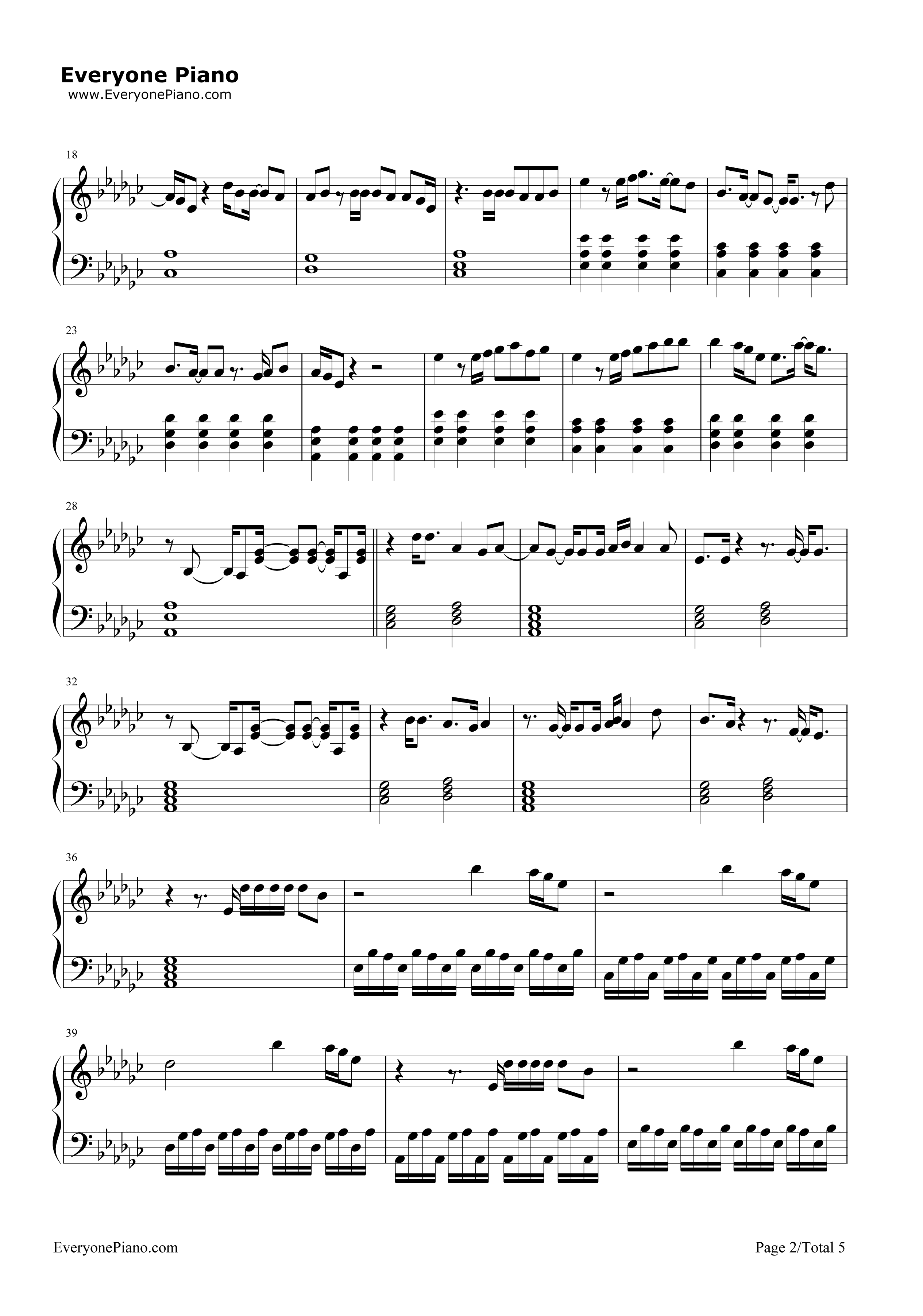 Bloodstream钢琴谱_Ed_Sheeran
