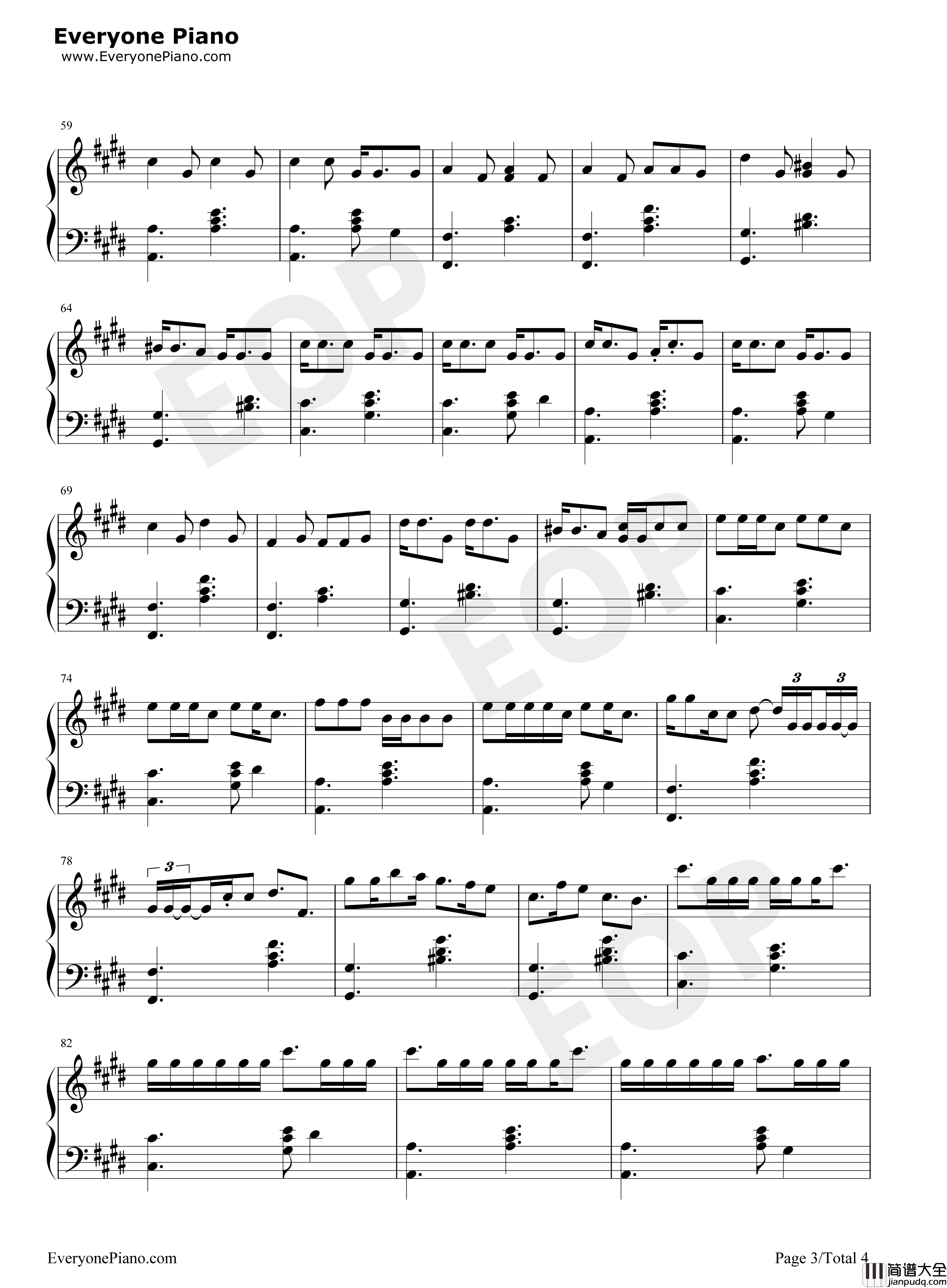 7_Rings钢琴谱_Ariana_Grande