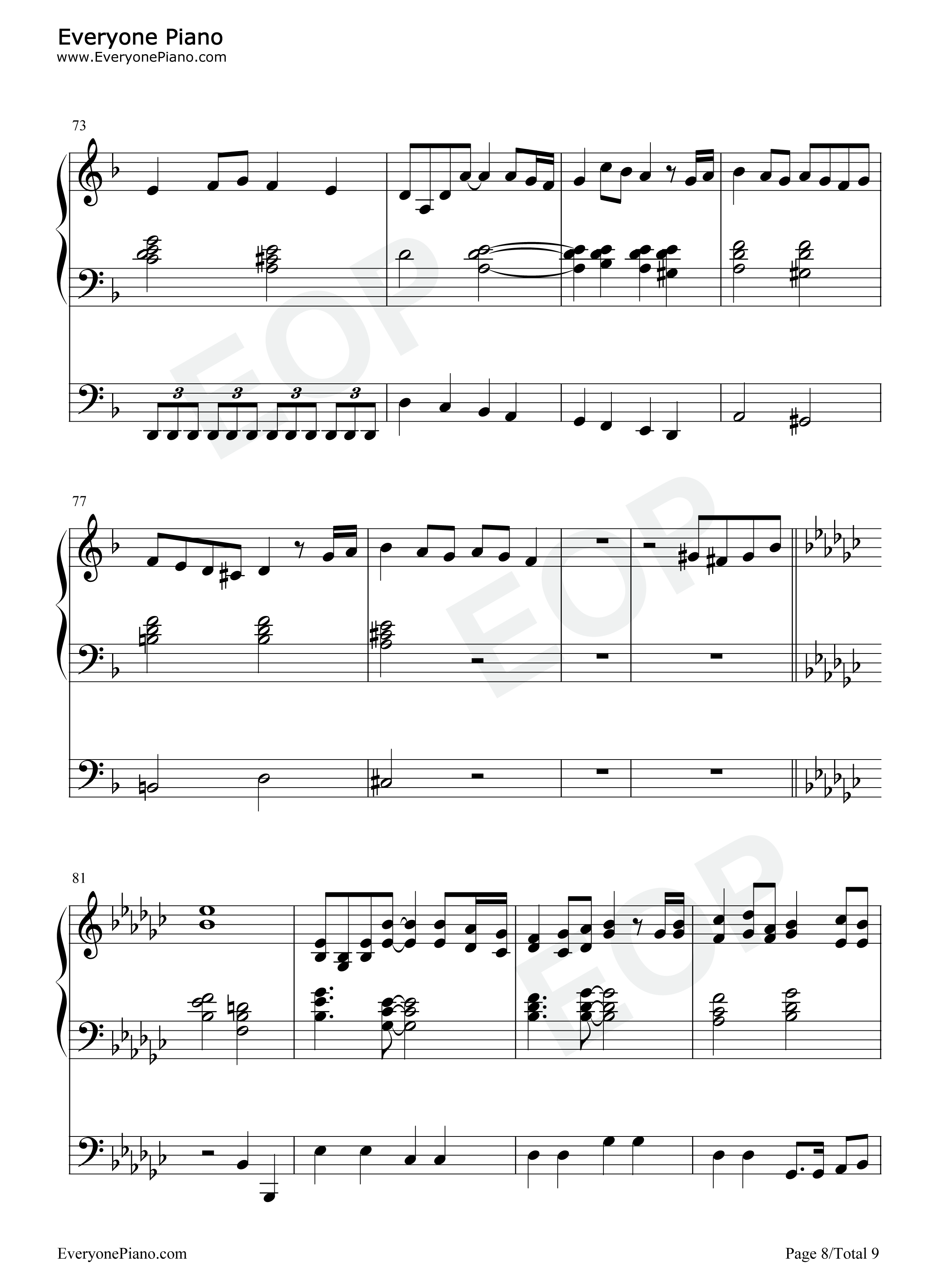 秘蜜〜黒の誓い〜钢琴谱_鏡音リン_・レン