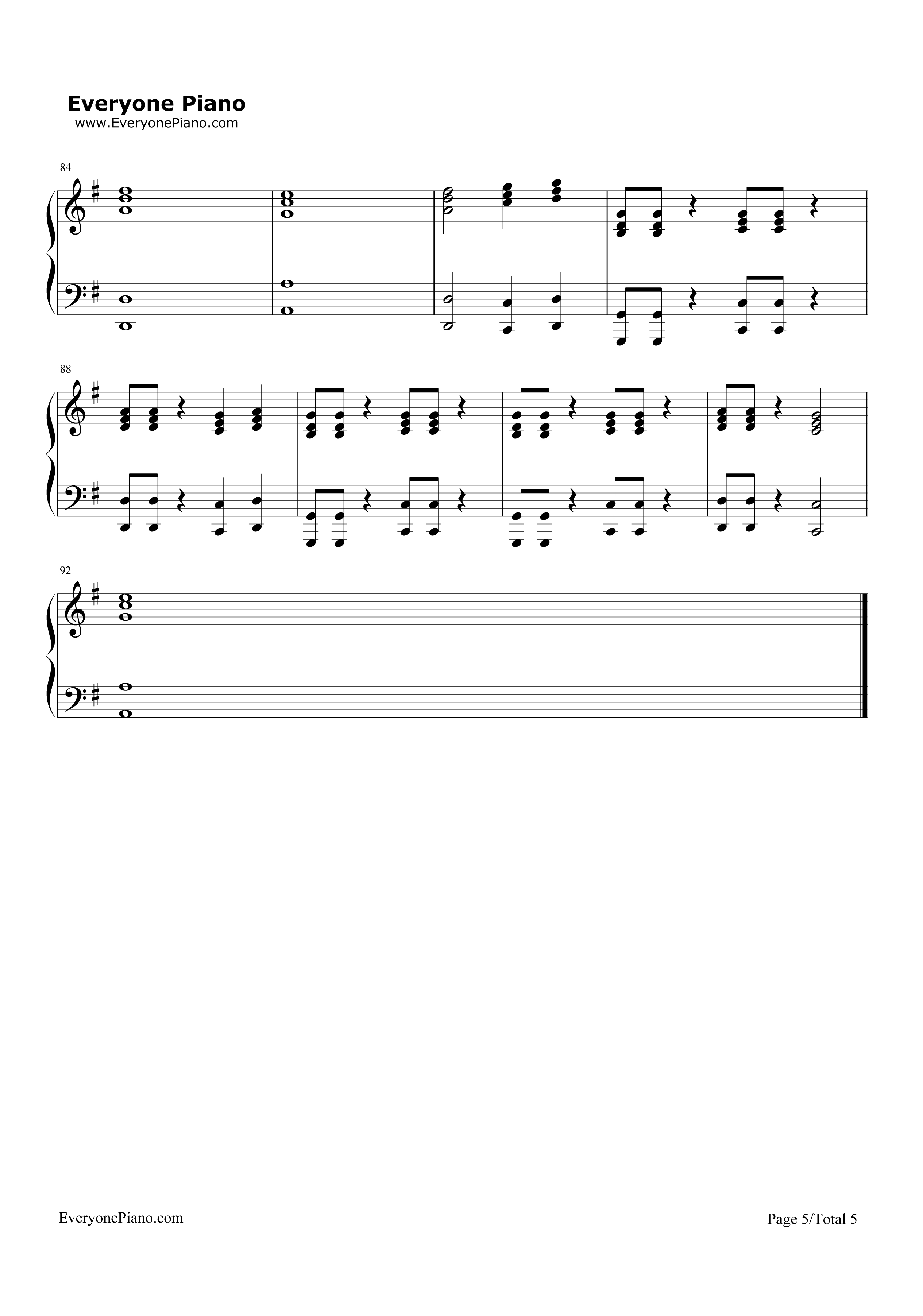 Here_I_Go_Again钢琴谱_Whitesnake